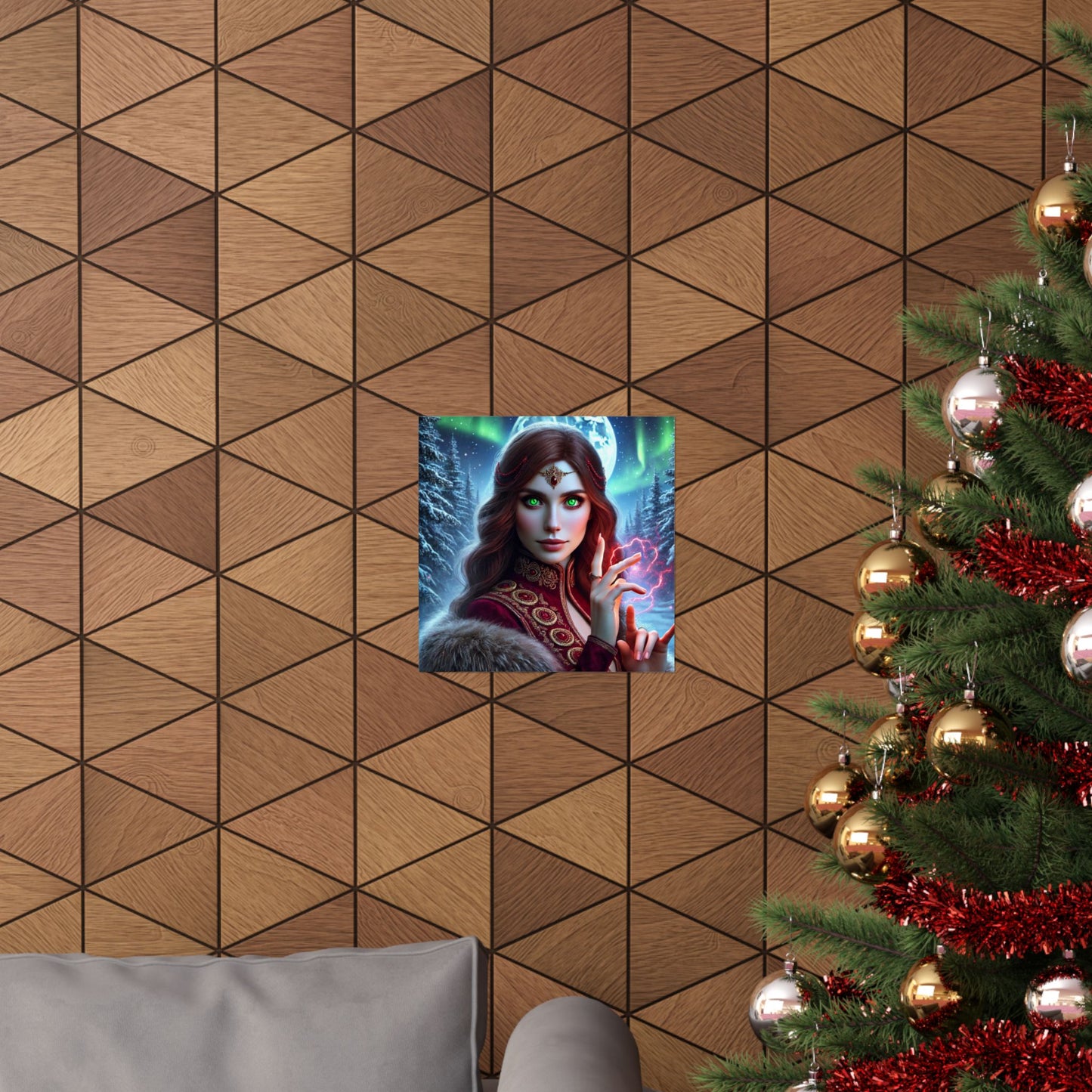 Vertical Poster - Fantasy Sorceress Wall Art for Fantasy Lovers & Gamers