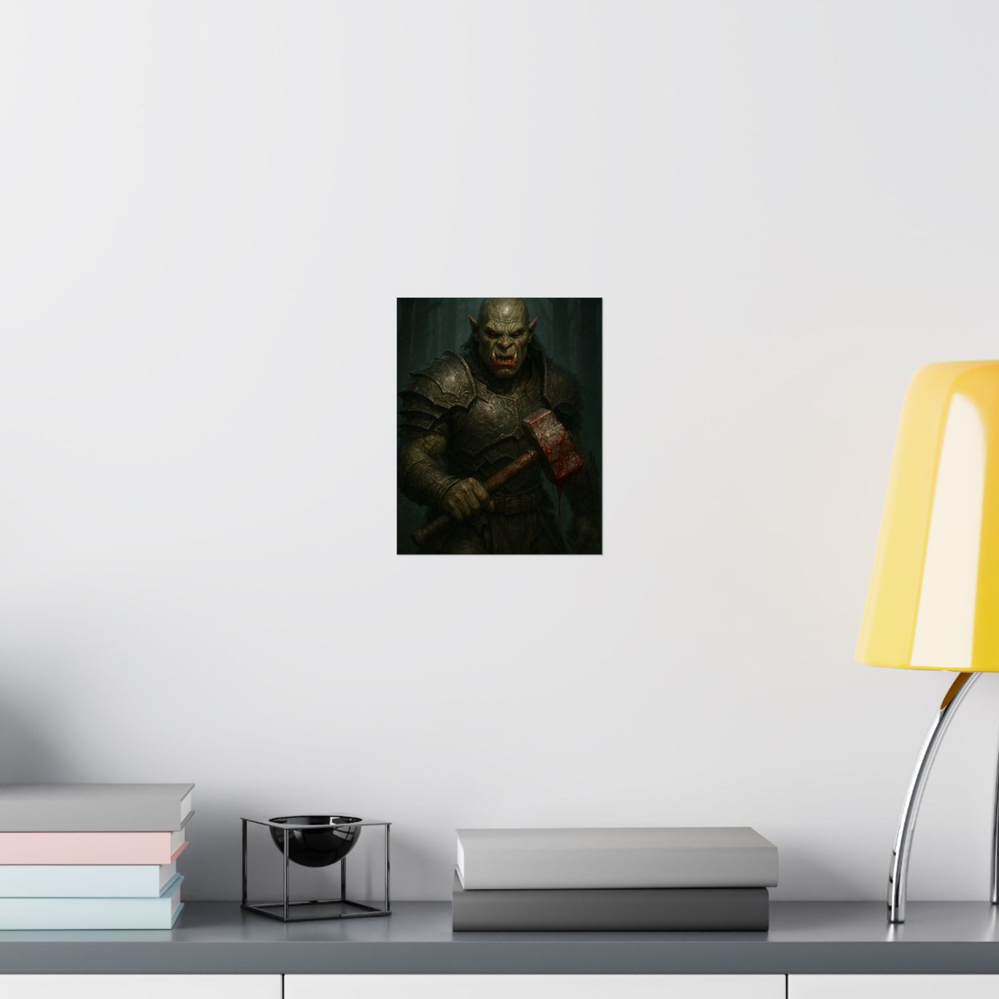 “Wrath of the Ironhammer” – Matte Vertical Fantasy Poster
