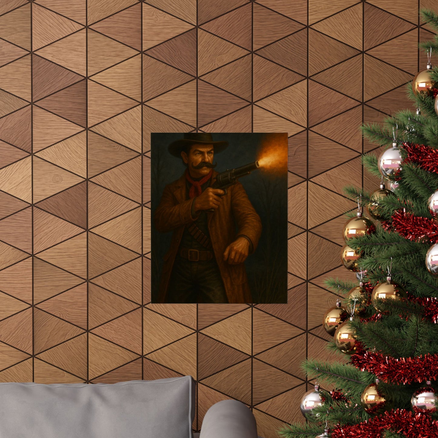 The Gunslinger’s Stand – Matte Vertical Poster
