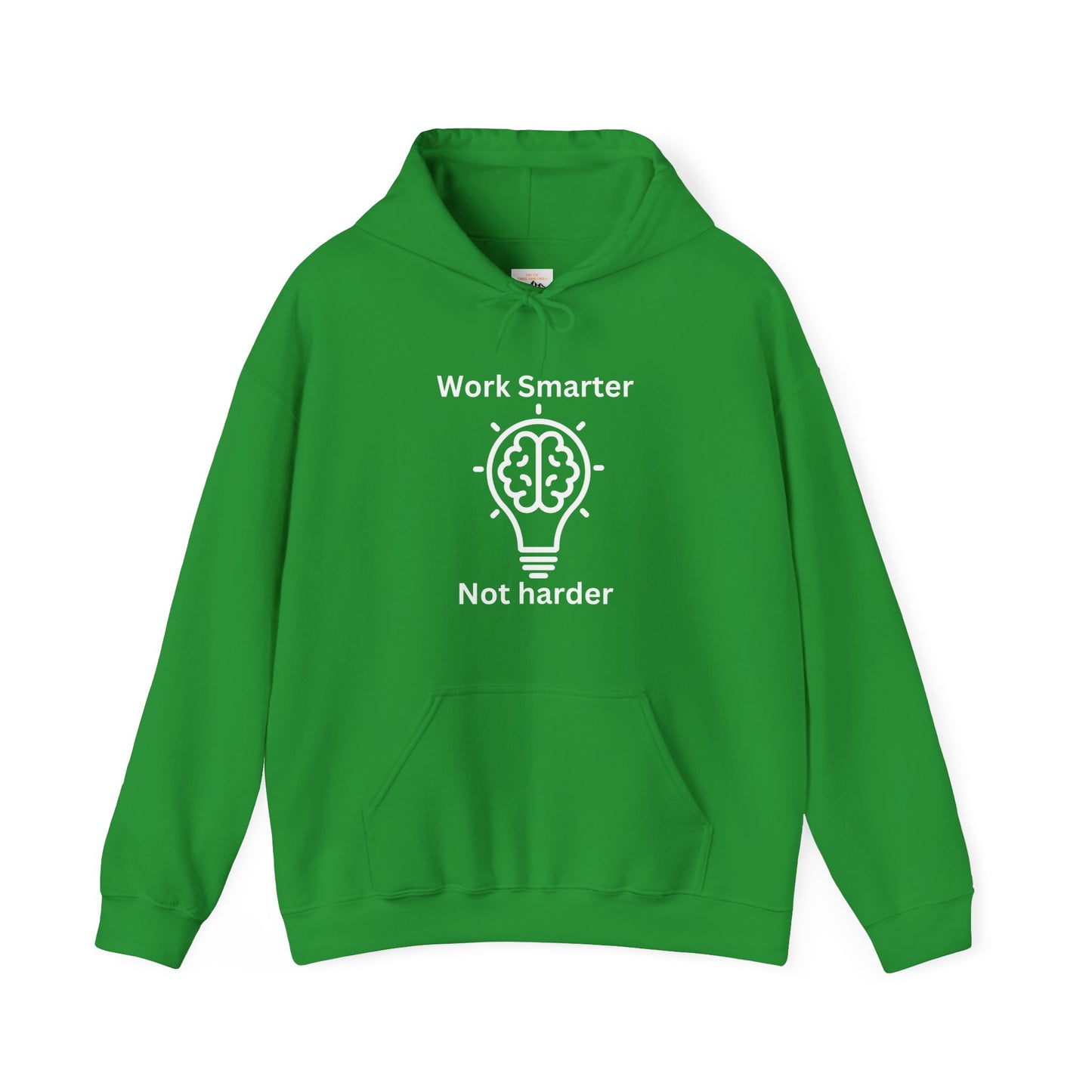 Work Smarter Unisex Hoodie - Motivational Heavy Blend Sweatshirt