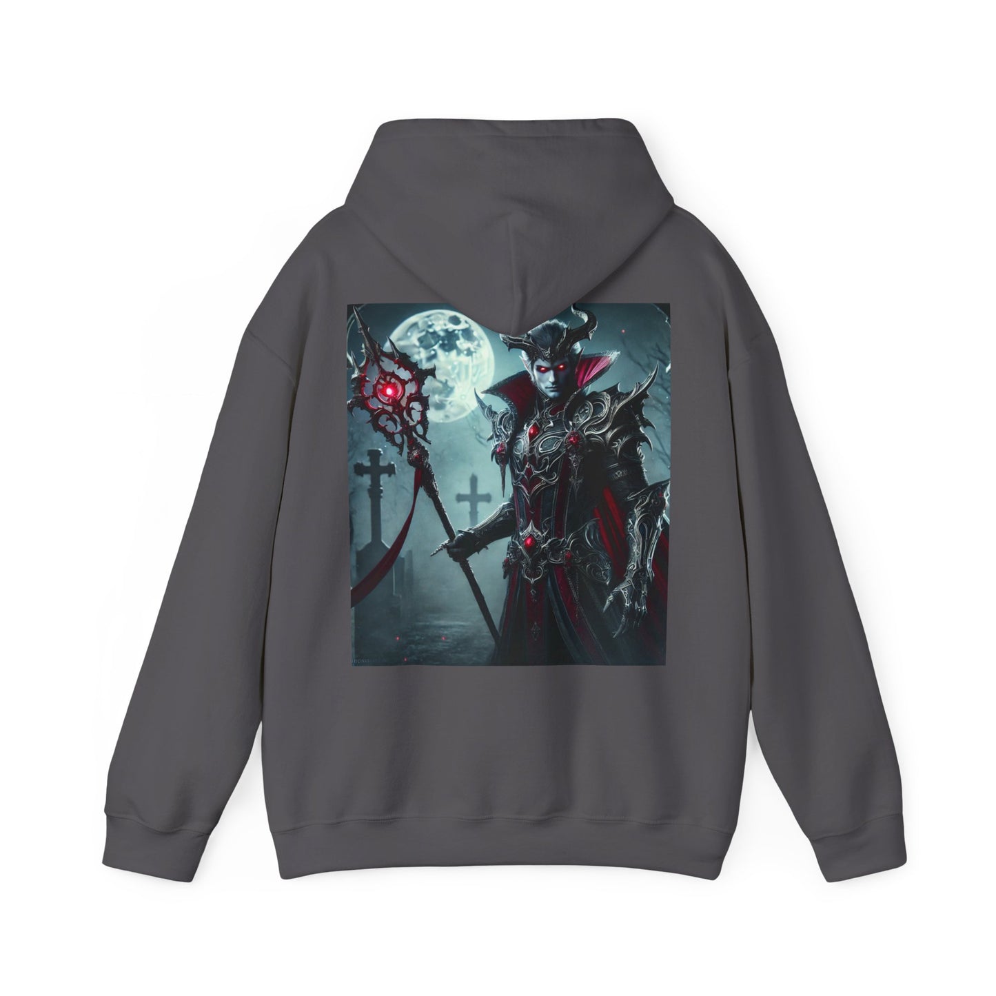 Fantasy Unisex Hooded Sweatshirt - Dark Sorcerer Design