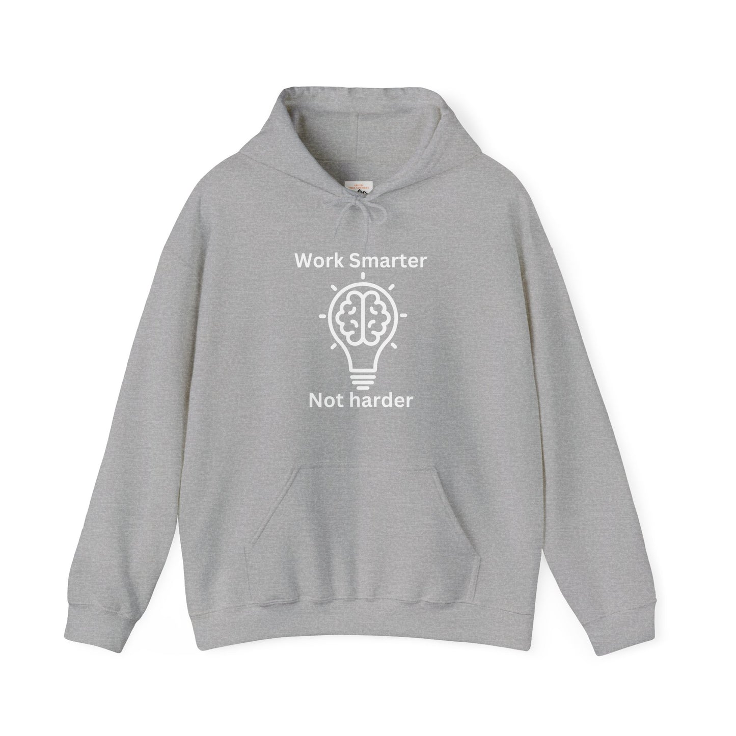 Work Smarter Unisex Hoodie - Motivational Heavy Blend Sweatshirt