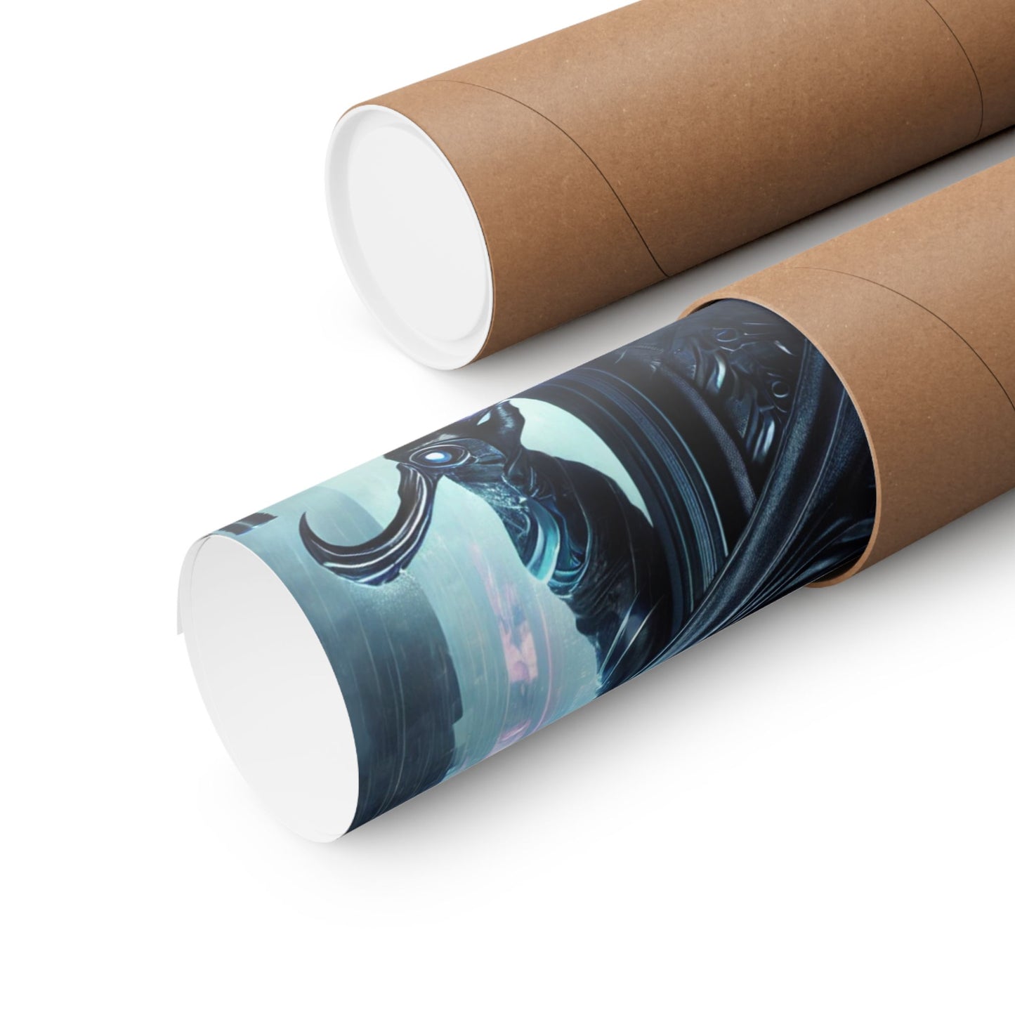 Wraith Cyberpunk Art Poster – Ignite Your Walls with Futuristic Energy