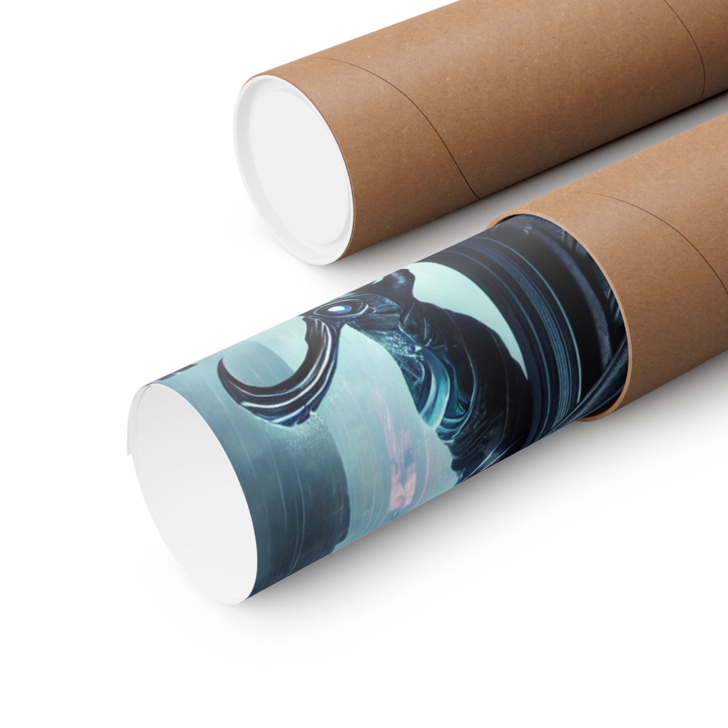 Wraith Cyberpunk Art Poster – Ignite Your Walls with Futuristic Energy
