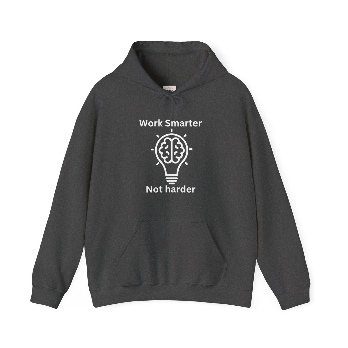Work Smarter Unisex Hoodie - Motivational Heavy Blend Sweatshirt