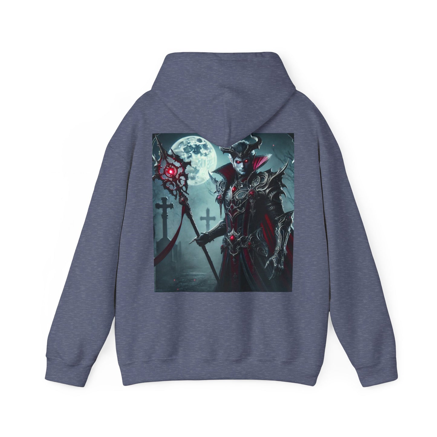 Fantasy Unisex Hooded Sweatshirt - Dark Sorcerer Design