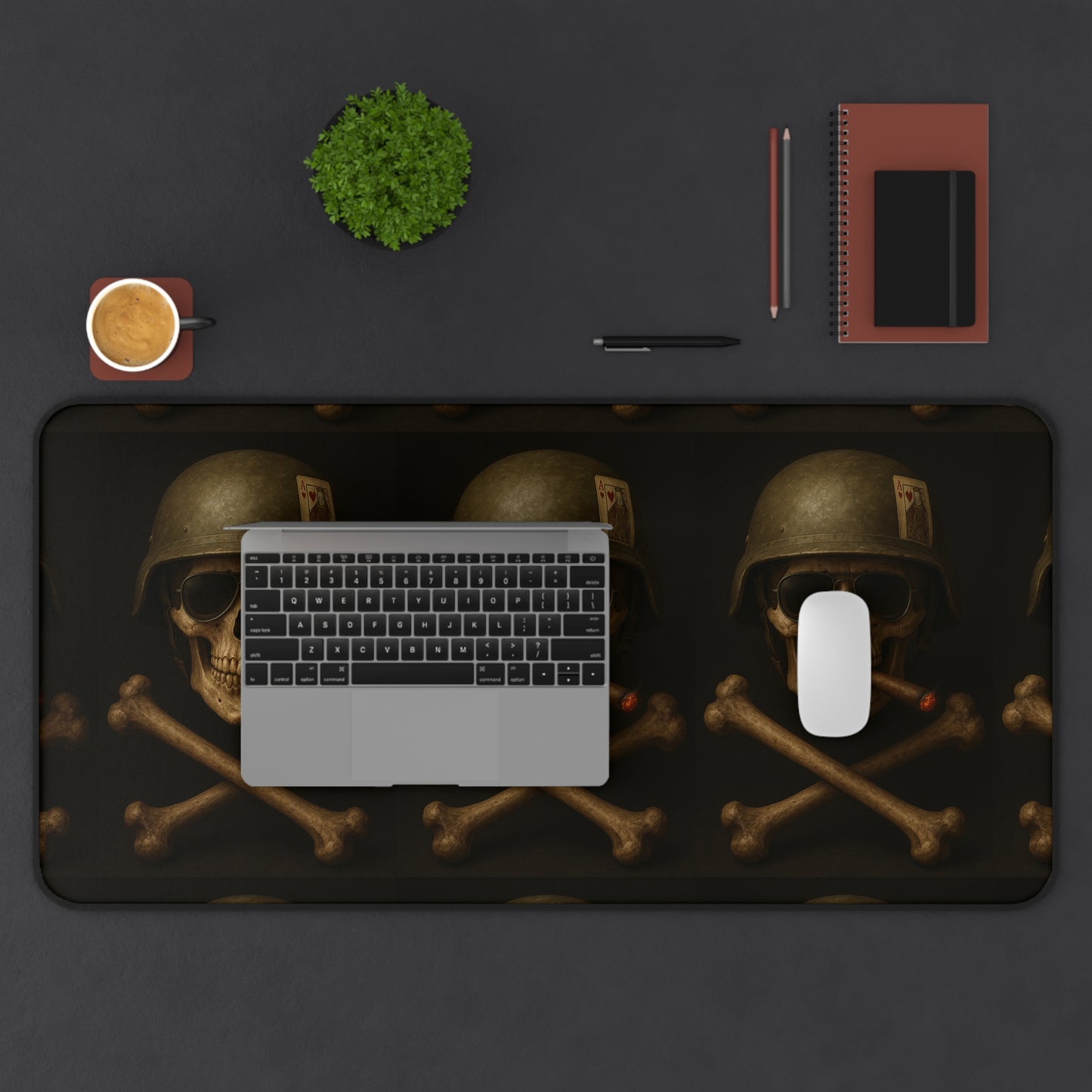 Ace – Tactical Skull Gaming Desk Pad