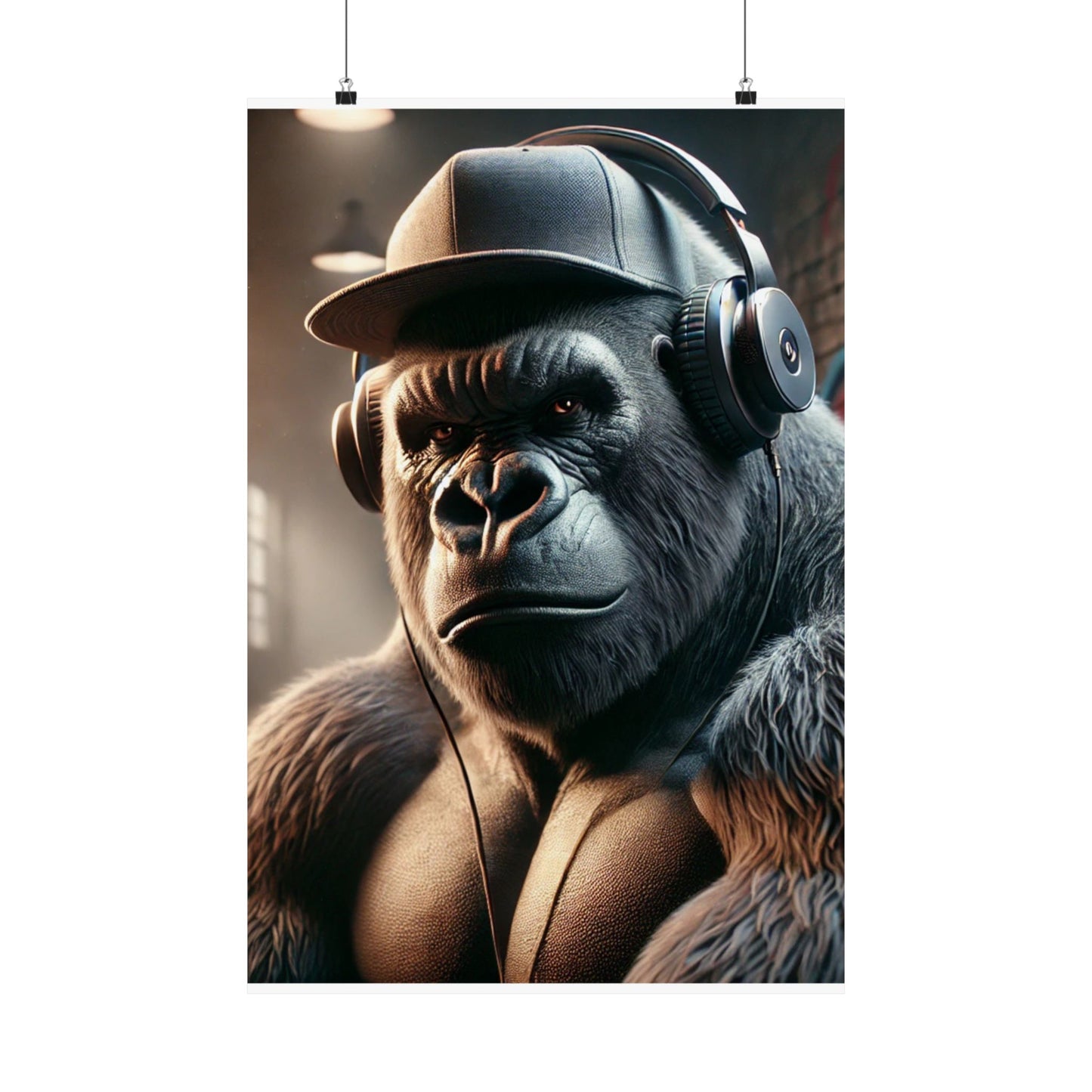 Urban Gorilla Matte Poster – Bring the Game to Your Wall