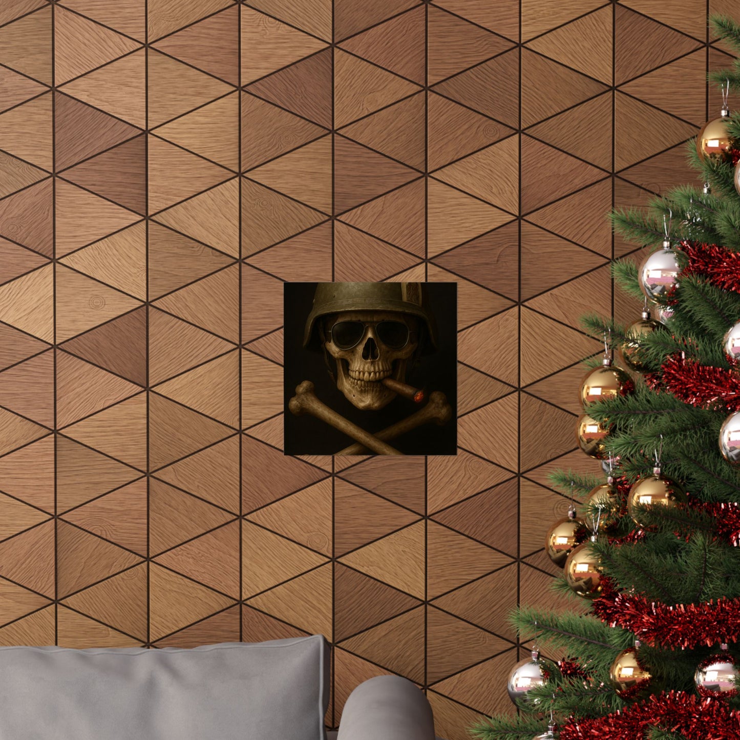 Ace – Tactical Skull Matte Poster