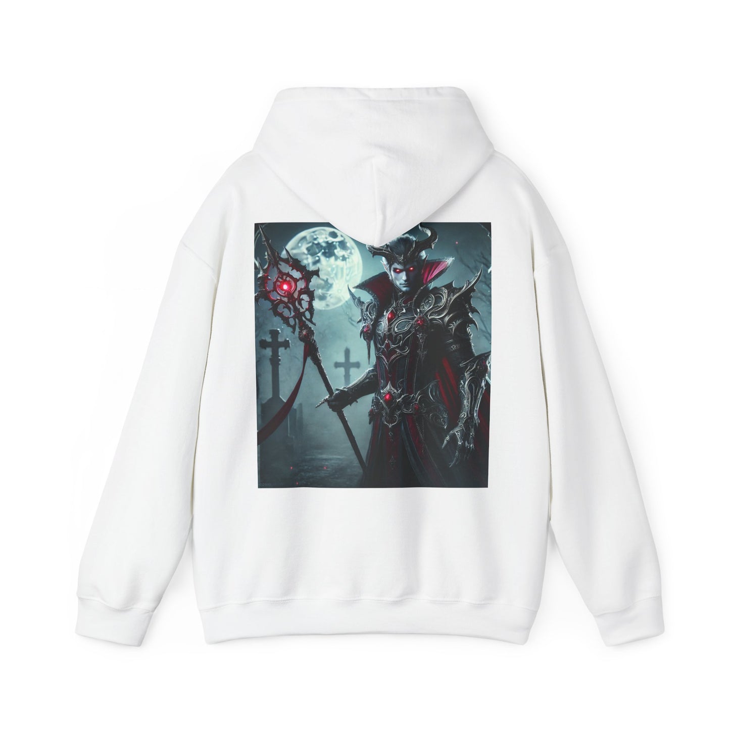 Fantasy Unisex Hooded Sweatshirt - Dark Sorcerer Design