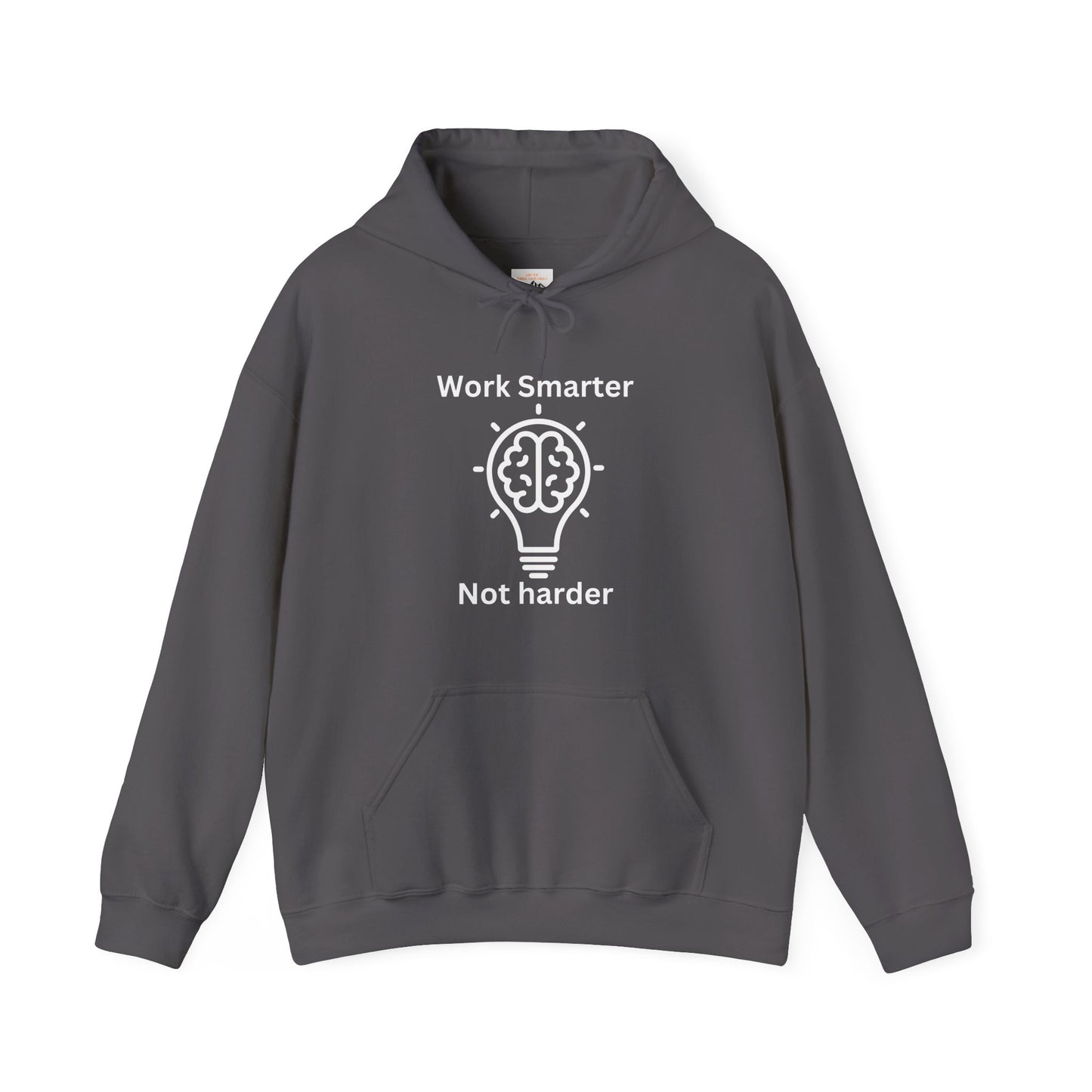 Work Smarter Unisex Hoodie - Motivational Heavy Blend Sweatshirt