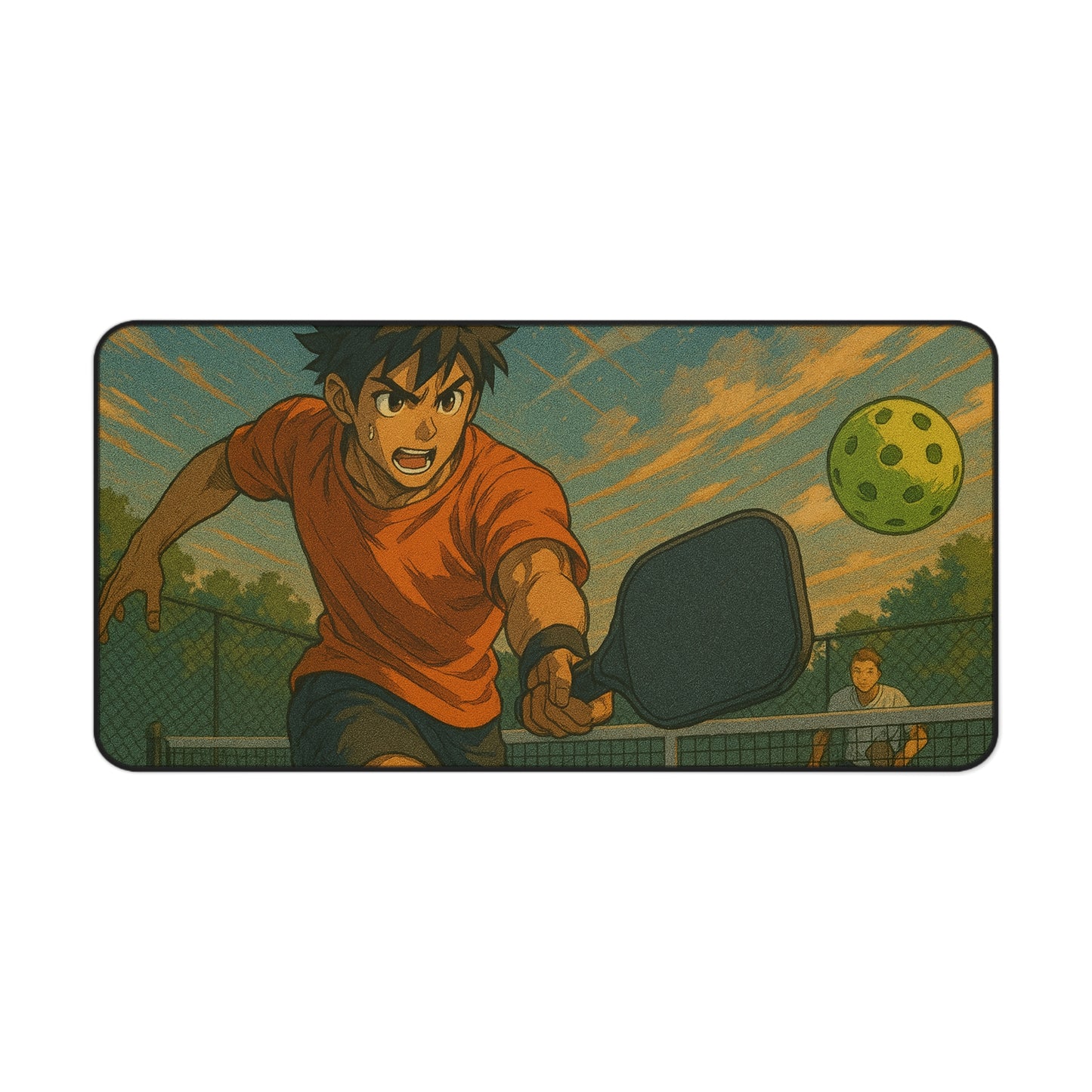 Sporty Desk Mat Featuring Energetic Athlete | Perfect for Gamers, Students, Office Decor, Gift for Sports Lovers, Home Office