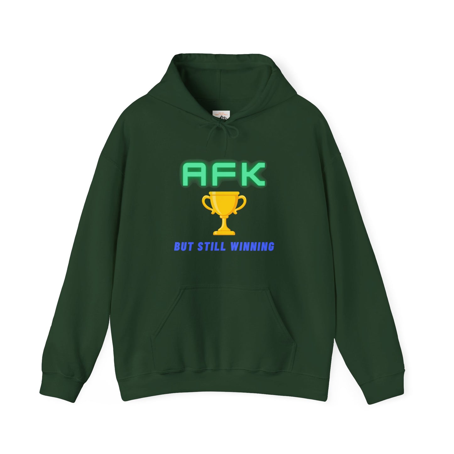 AFK But Still Winning Hoodie - Unisex Heavy Blend Sweatshirt for Gamers