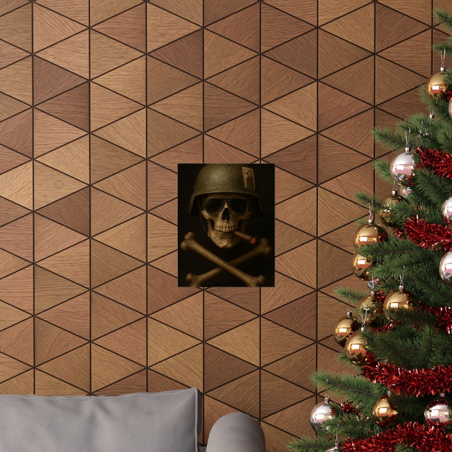 Ace – Tactical Skull Matte Poster