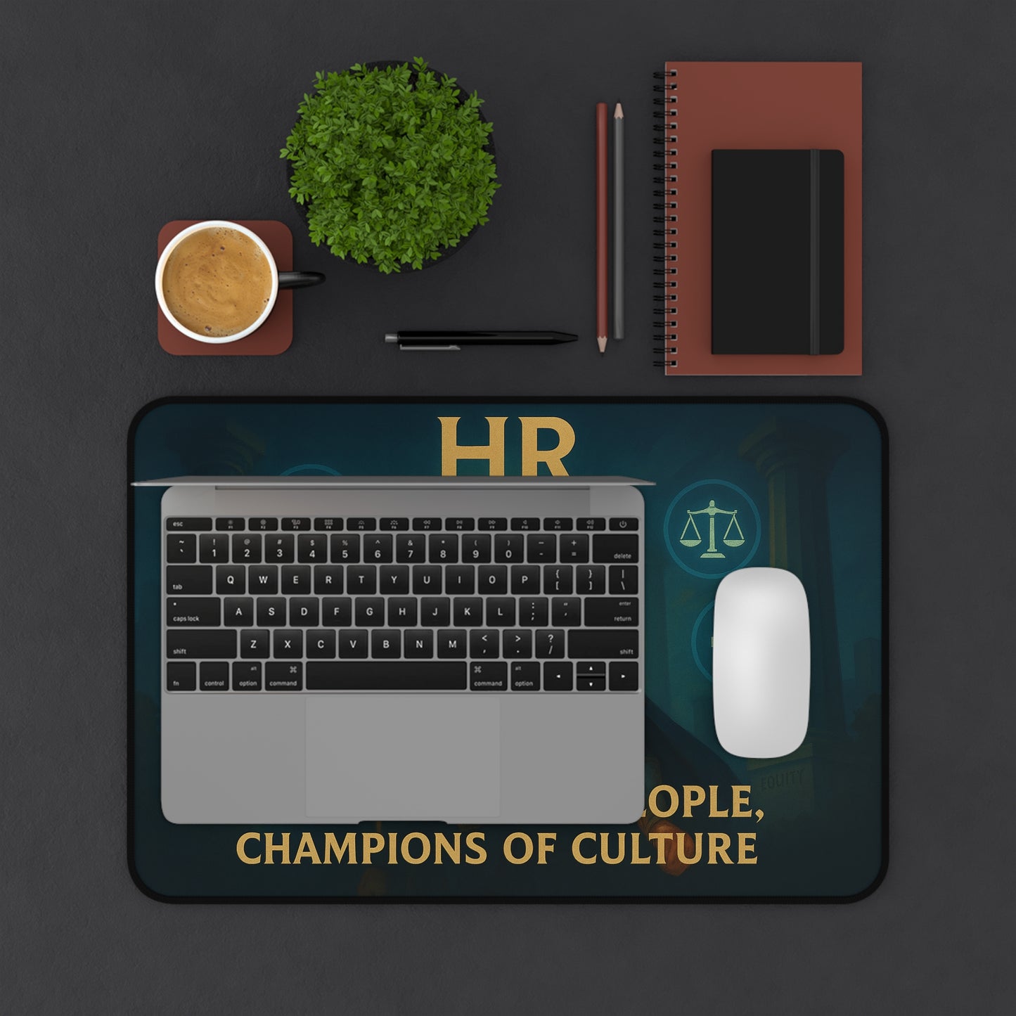 Empowering Desk Mat - Guardians of People, Champions of Culture | Office Gift, Home Office Decor, Motivational Mat, HR,