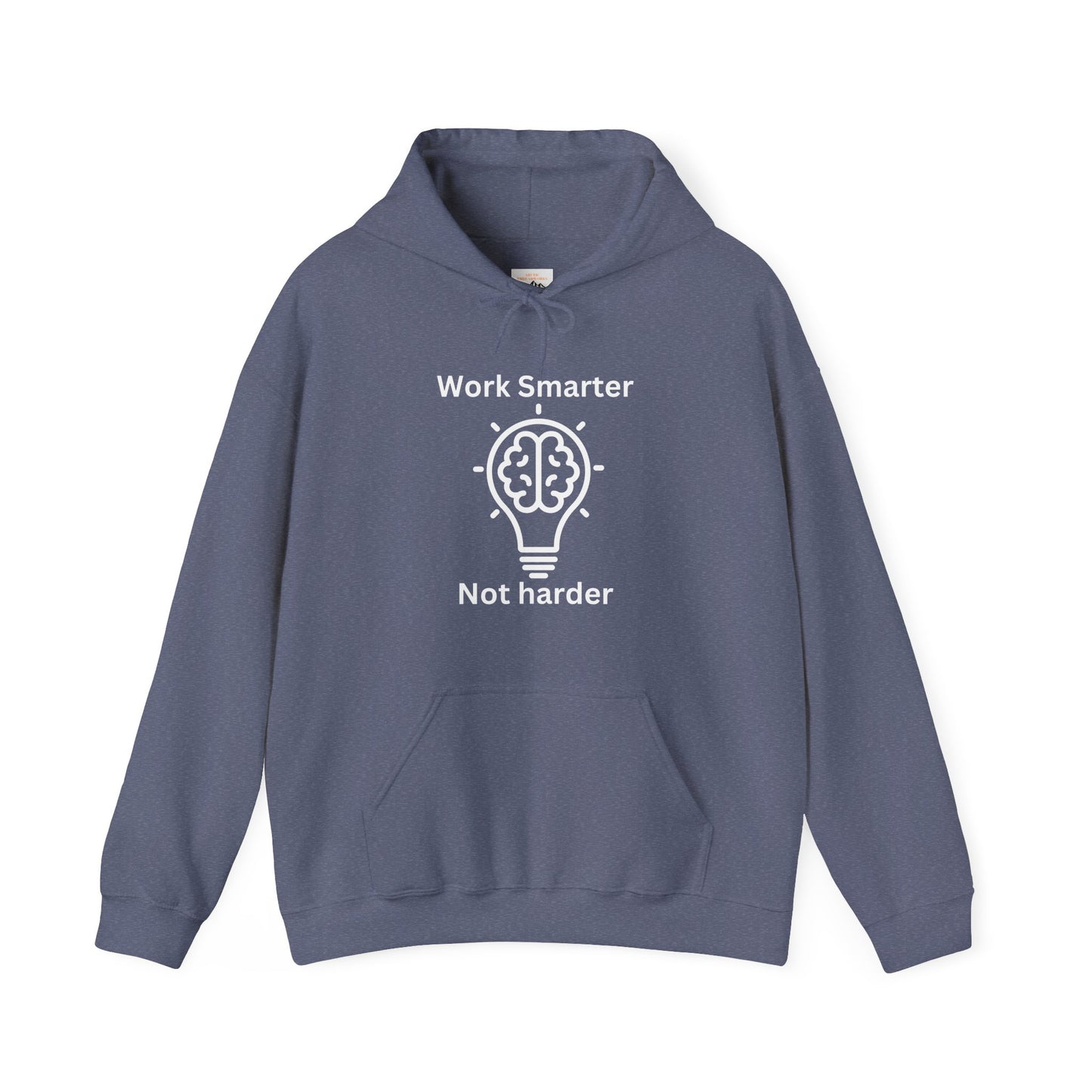 Work Smarter Unisex Hoodie - Motivational Heavy Blend Sweatshirt
