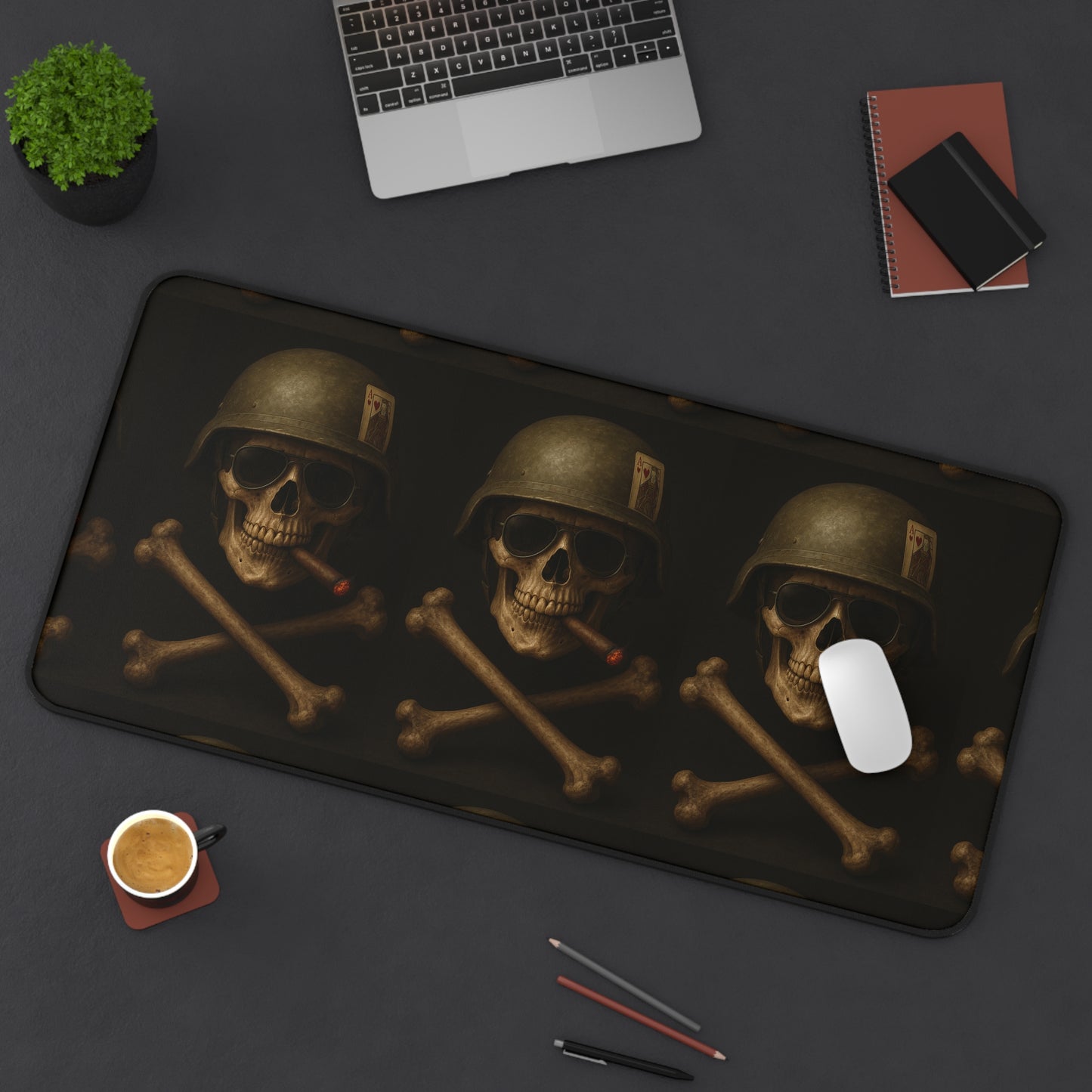 Ace – Tactical Skull Gaming Desk Pad