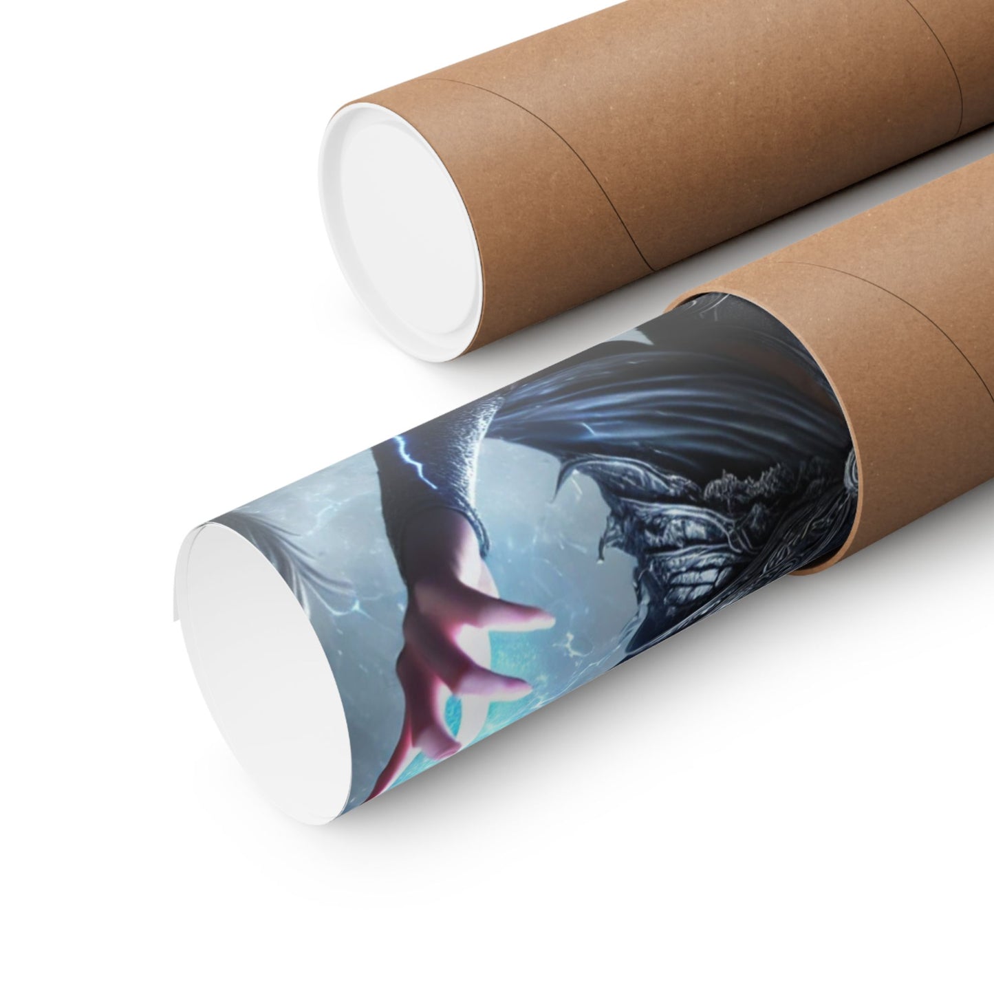 Mythical Fantasy Matte Vertical Poster - Enchanting Dragon Artwork
