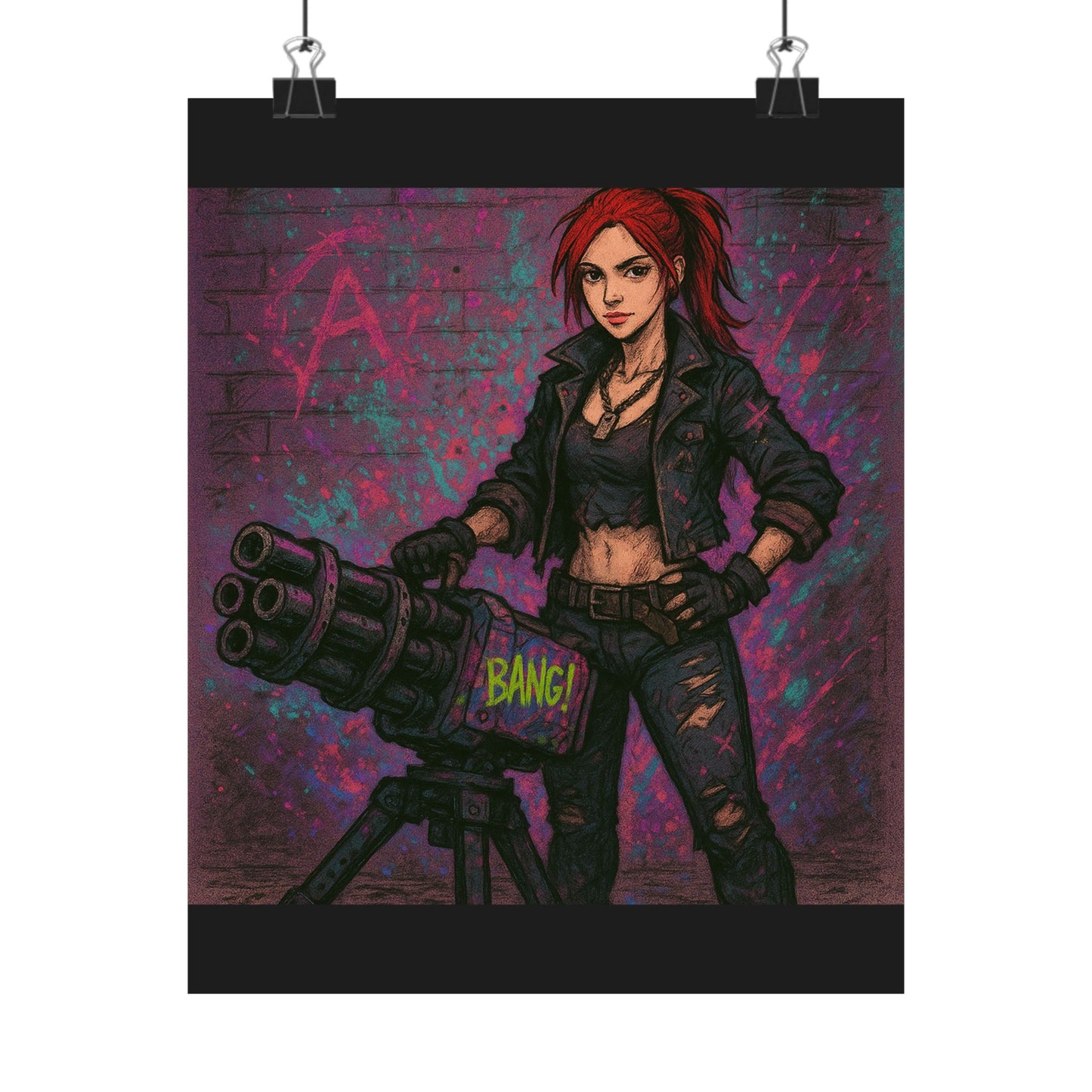 Vertical Poster - Edgy 'BANG' Design