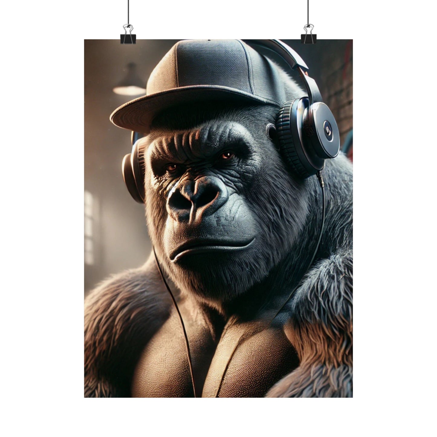 Urban Gorilla Matte Poster – Bring the Game to Your Wall