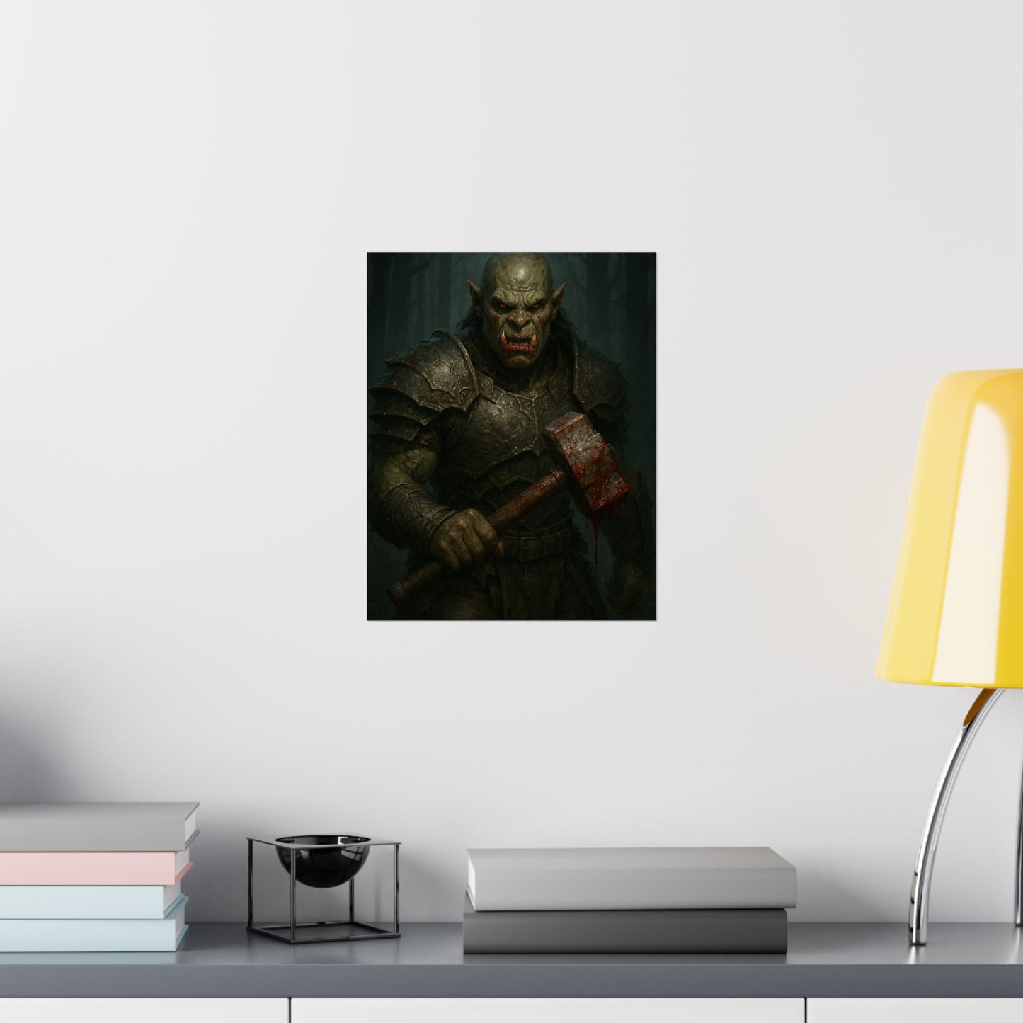 “Wrath of the Ironhammer” – Matte Vertical Fantasy Poster