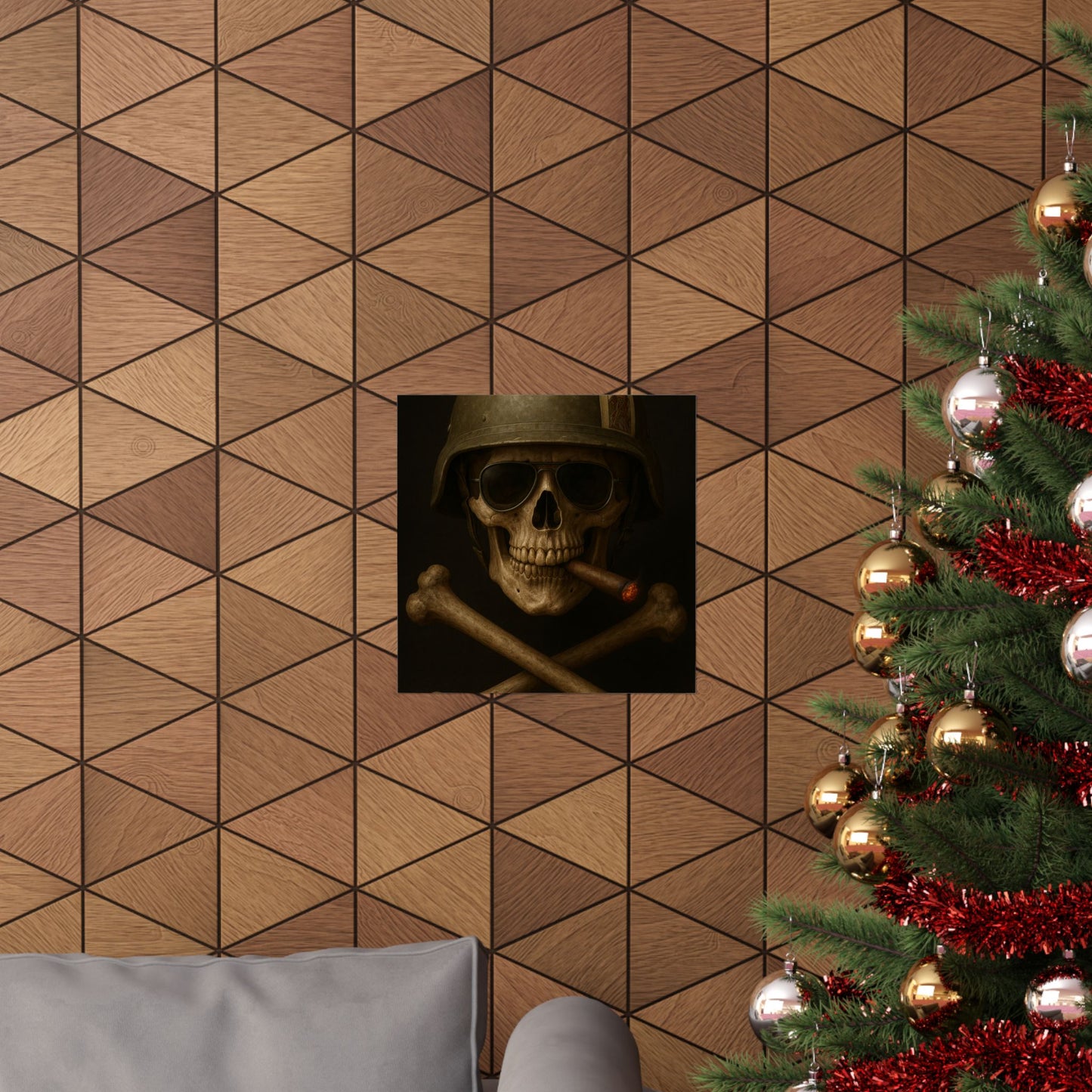 Ace – Tactical Skull Matte Poster