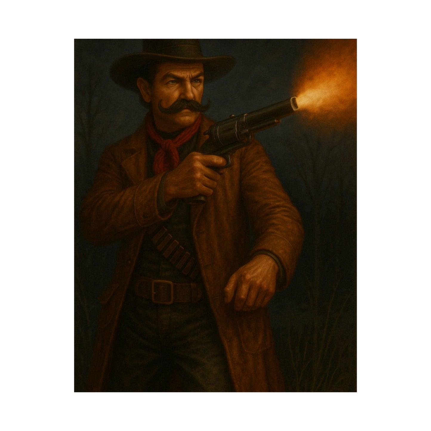 The Gunslinger’s Stand – Matte Vertical Poster