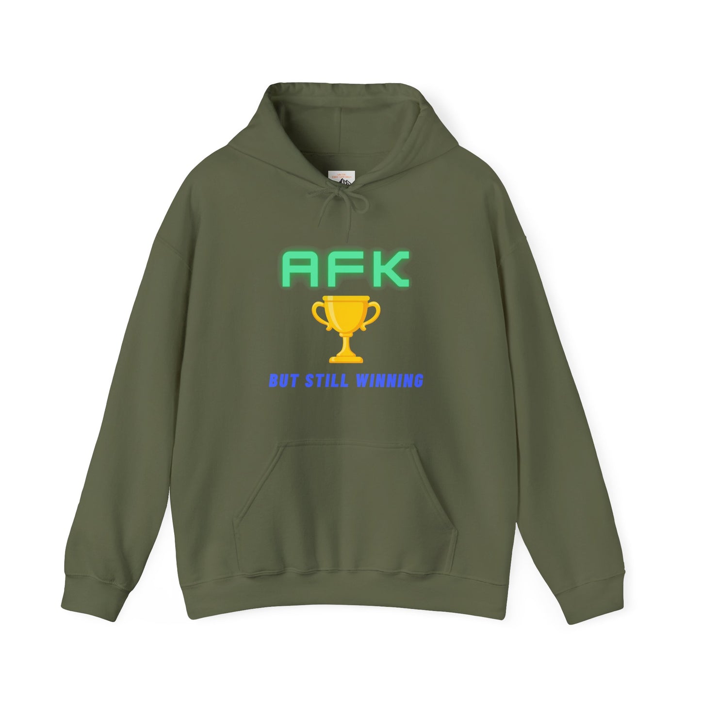 AFK But Still Winning Hoodie - Unisex Heavy Blend Sweatshirt for Gamers
