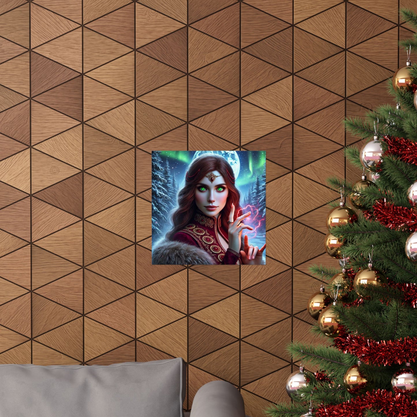 Vertical Poster - Fantasy Sorceress Wall Art for Fantasy Lovers & Gamers