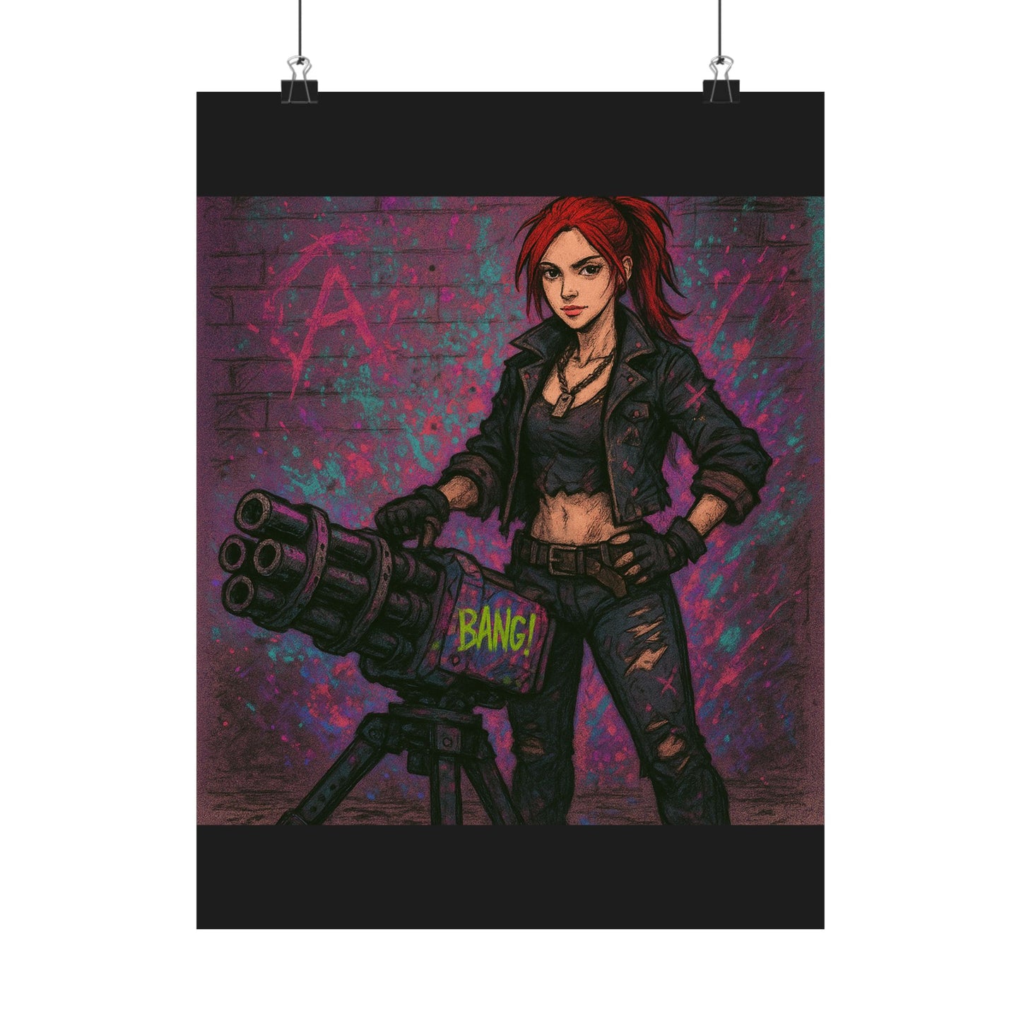 Vertical Poster - Edgy 'BANG' Design
