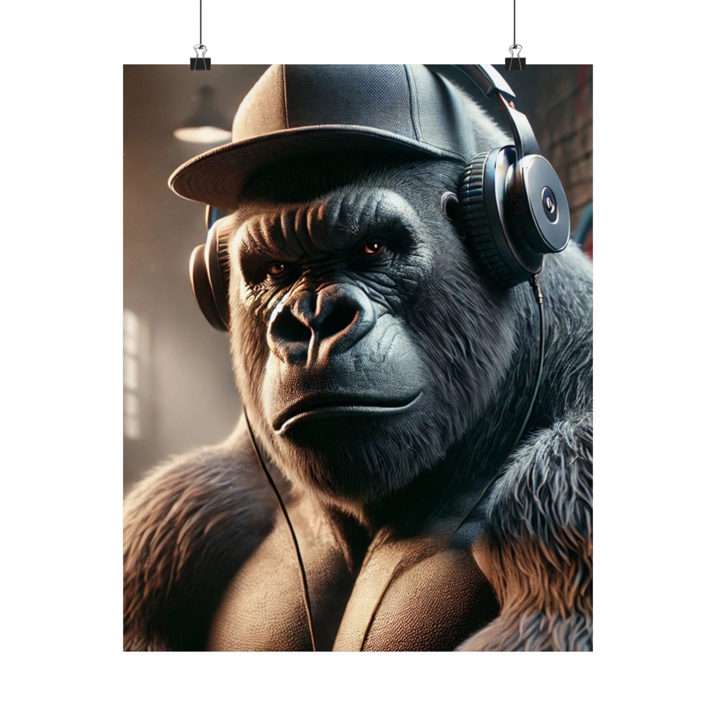 Urban Gorilla Matte Poster – Bring the Game to Your Wall