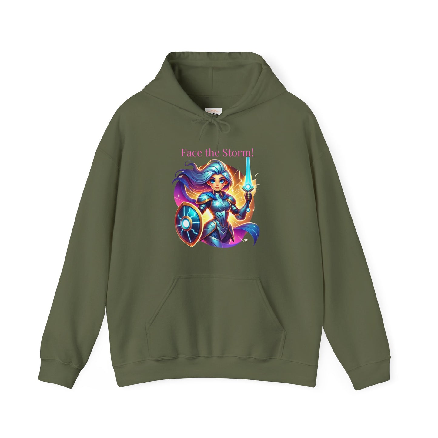 Hooded Sweatshirt - Face the Storm