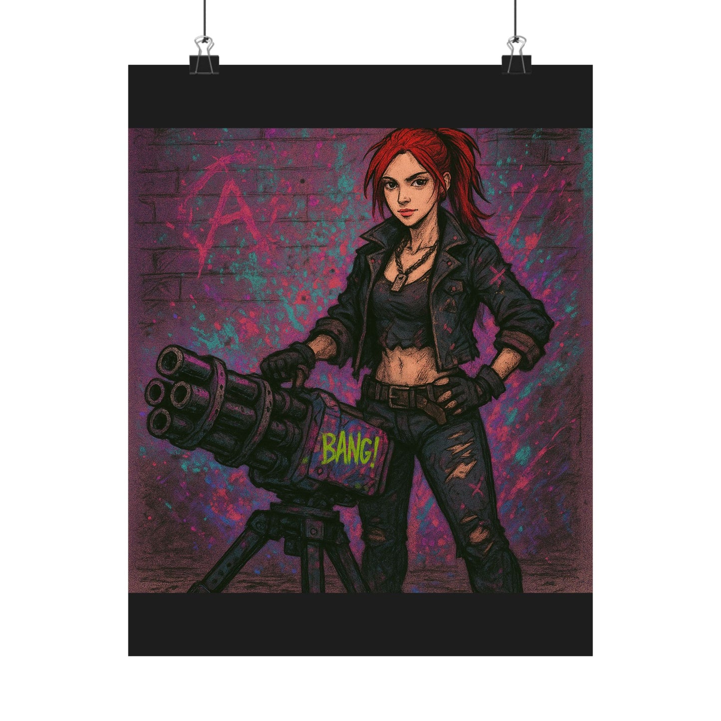 Vertical Poster - Edgy 'BANG' Design