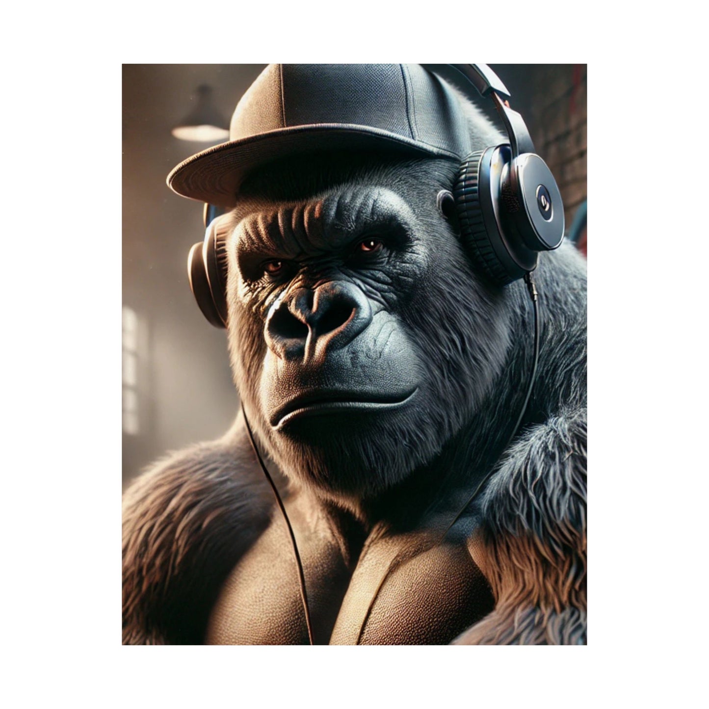 Urban Gorilla Matte Poster – Bring the Game to Your Wall