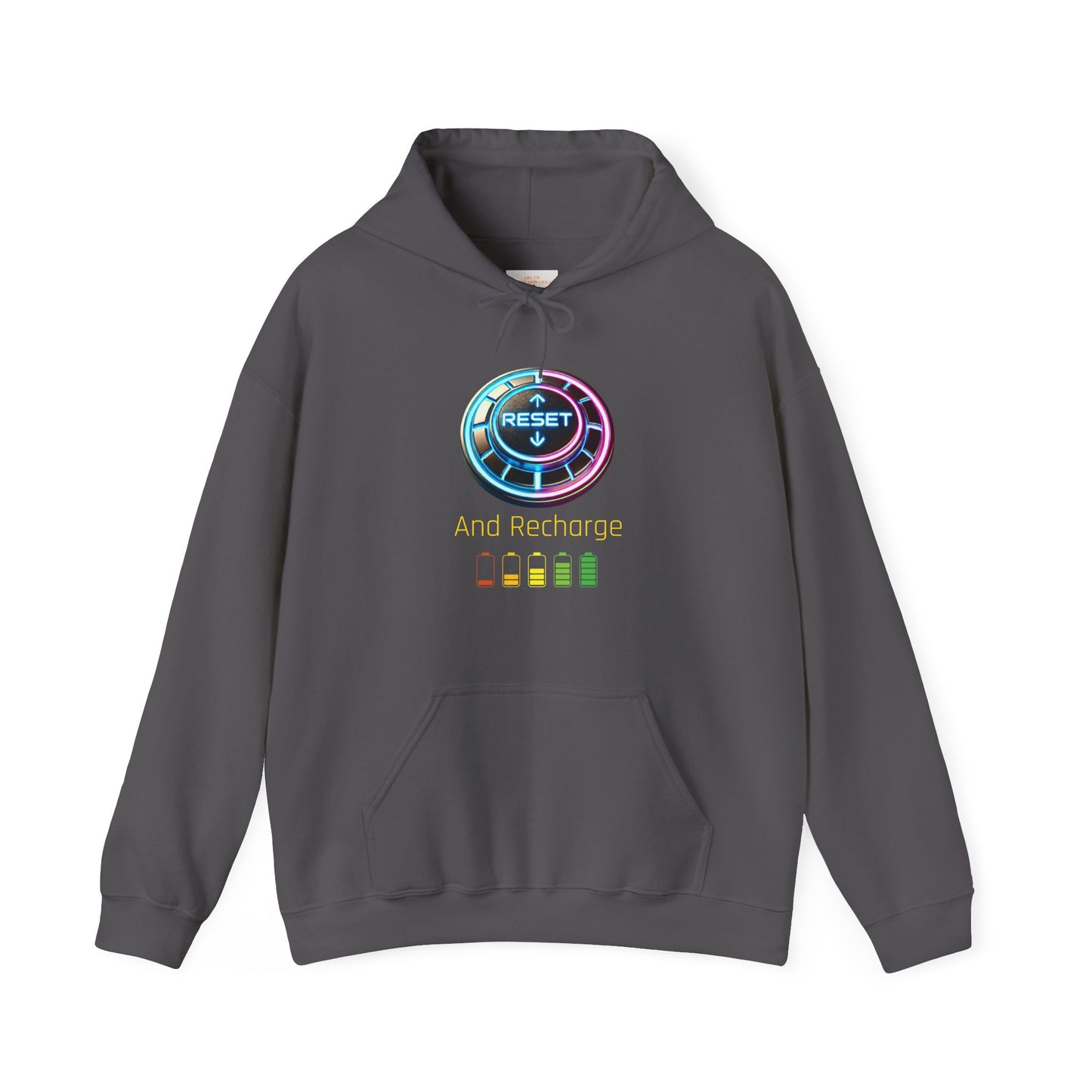 Reset and Recharge Graphic Hoodie for Relaxation