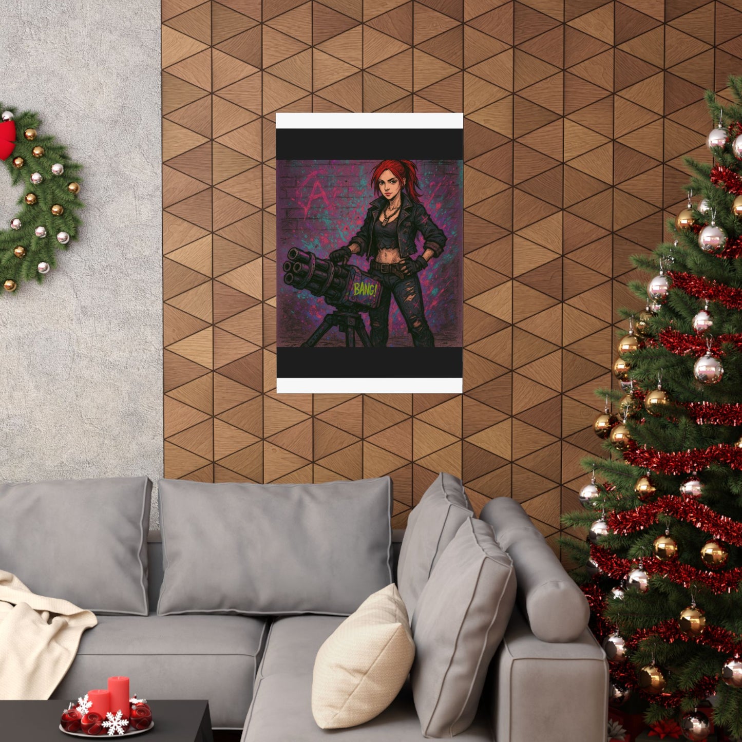 Vertical Poster - Edgy 'BANG' Design