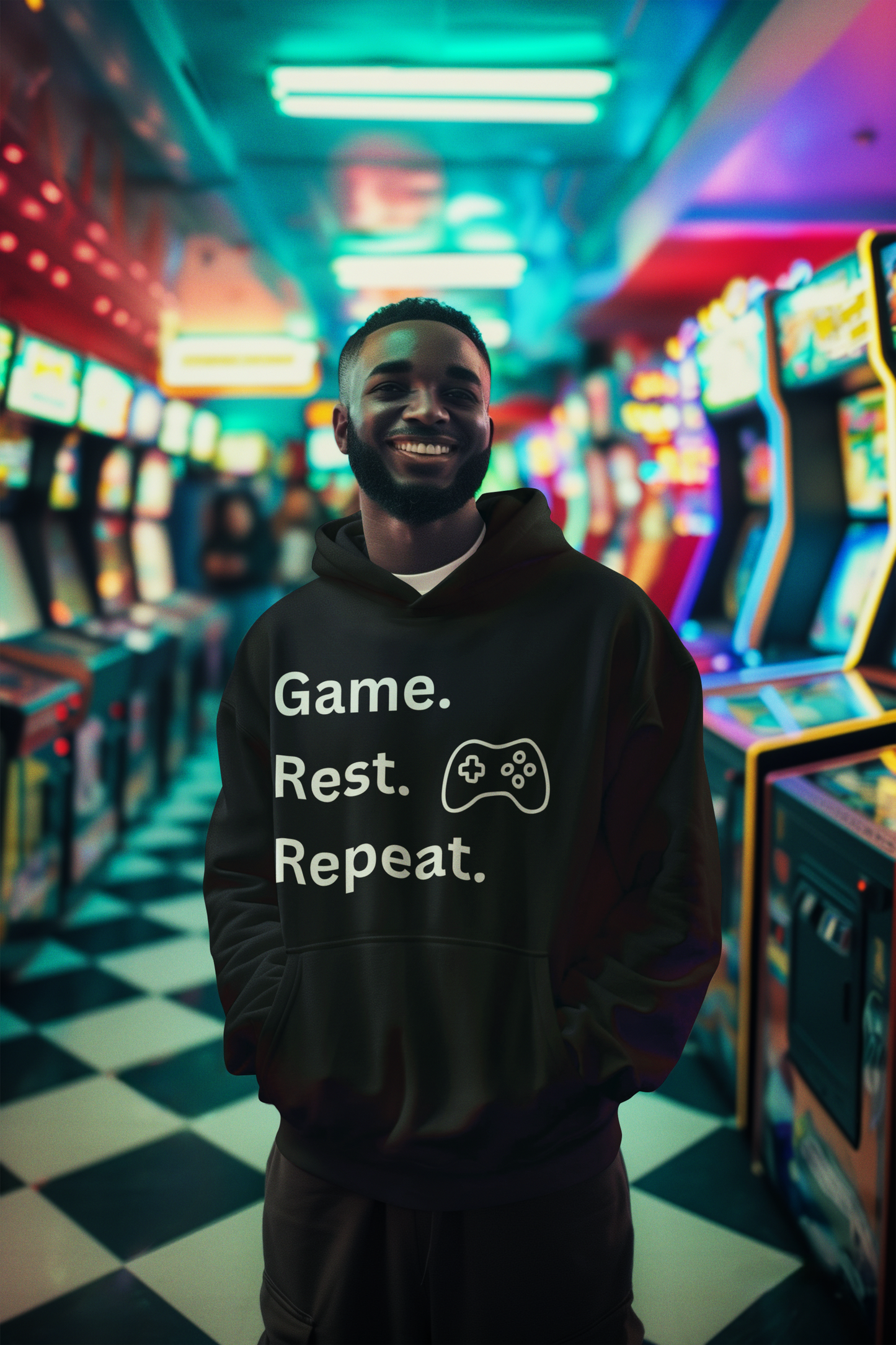 ๐ฎ Game, Chill, Repeat Hoodie โ The Perfect Blend of Comfort & Play