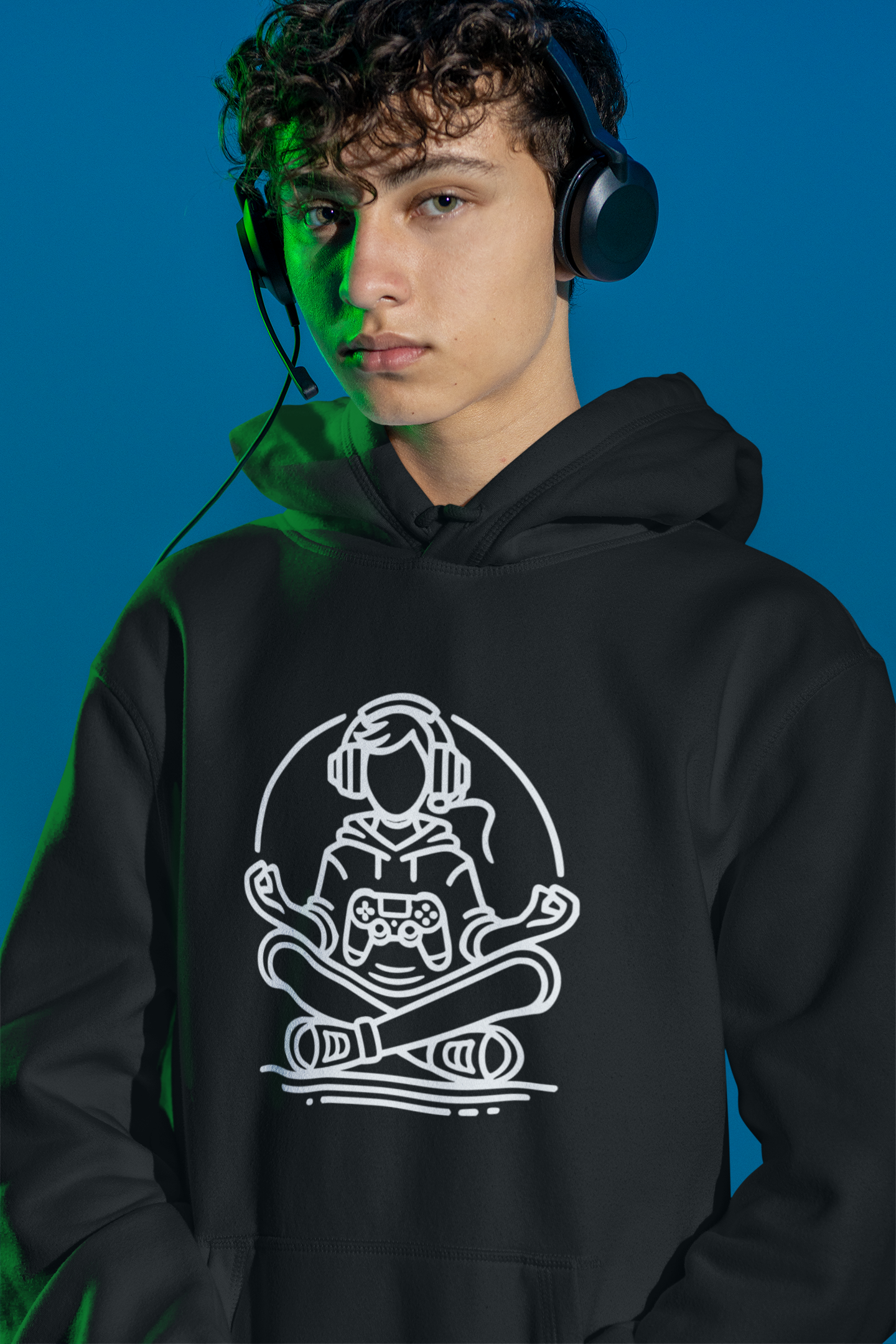 Chill Gamer Hooded Sweatshirt - Relaxed Style for Gamers
