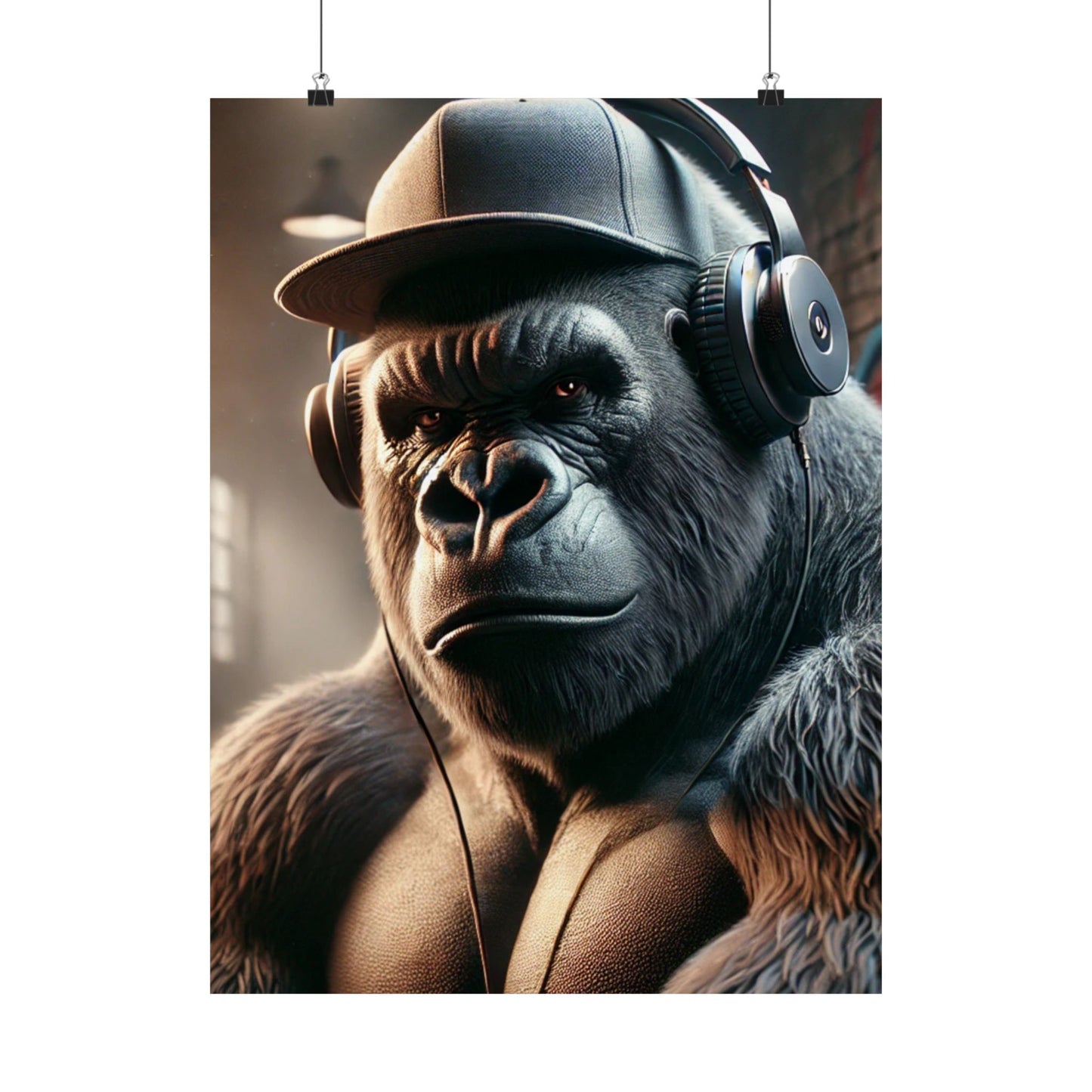 Urban Gorilla Matte Poster – Bring the Game to Your Wall