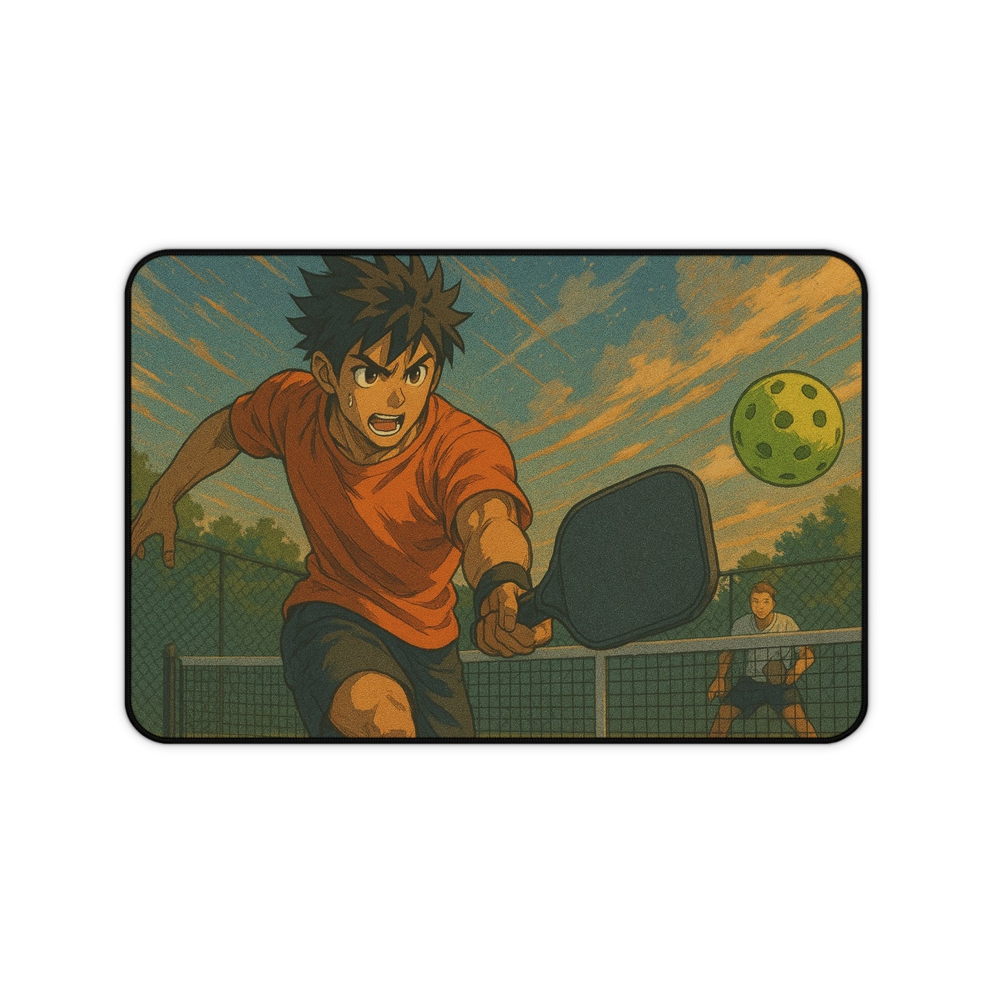 Sporty Desk Mat Featuring Energetic Athlete | Perfect for Gamers, Students, Office Decor, Gift for Sports Lovers, Home Office