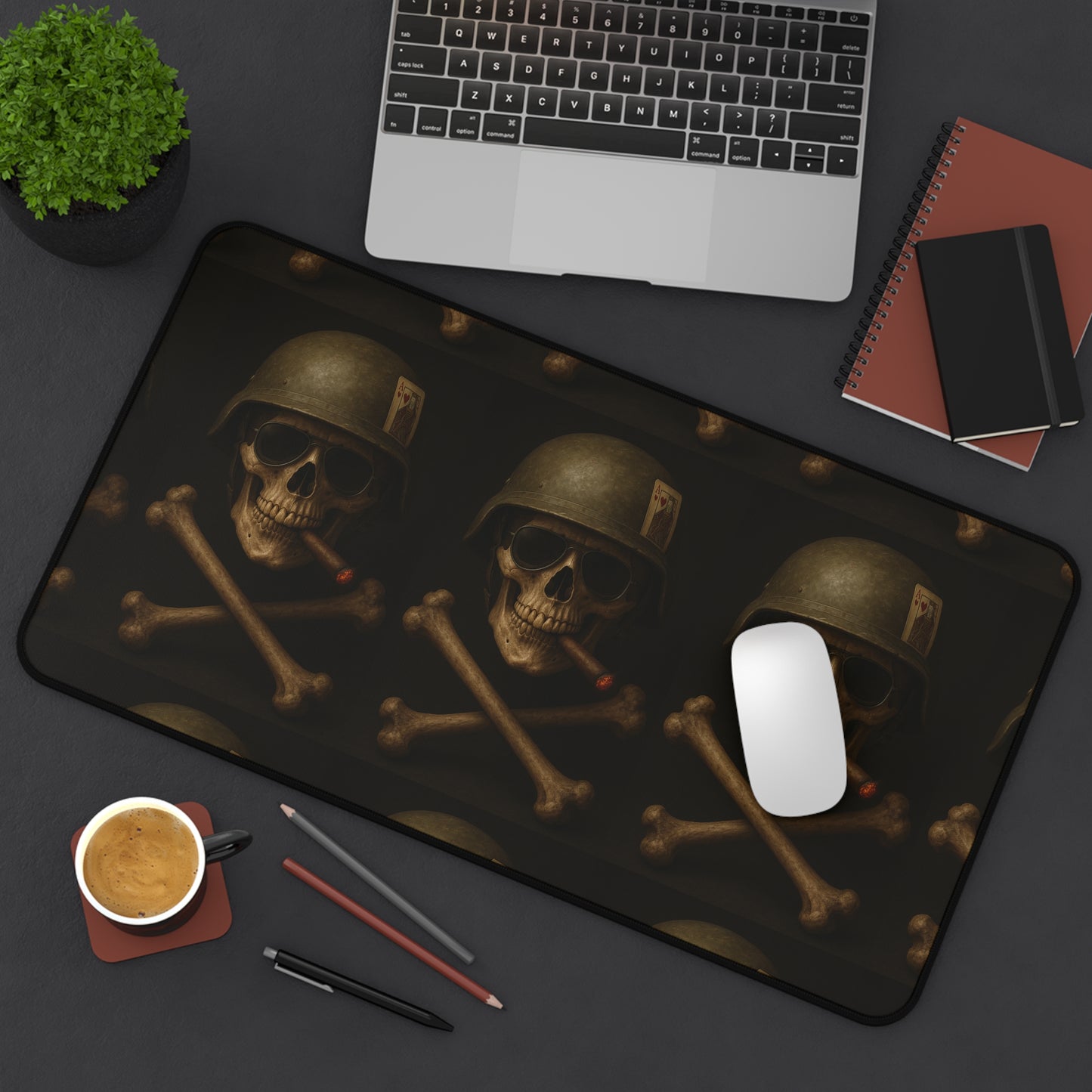 Ace – Tactical Skull Gaming Desk Pad