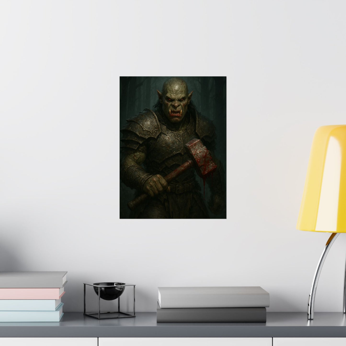 “Wrath of the Ironhammer” – Matte Vertical Fantasy Poster