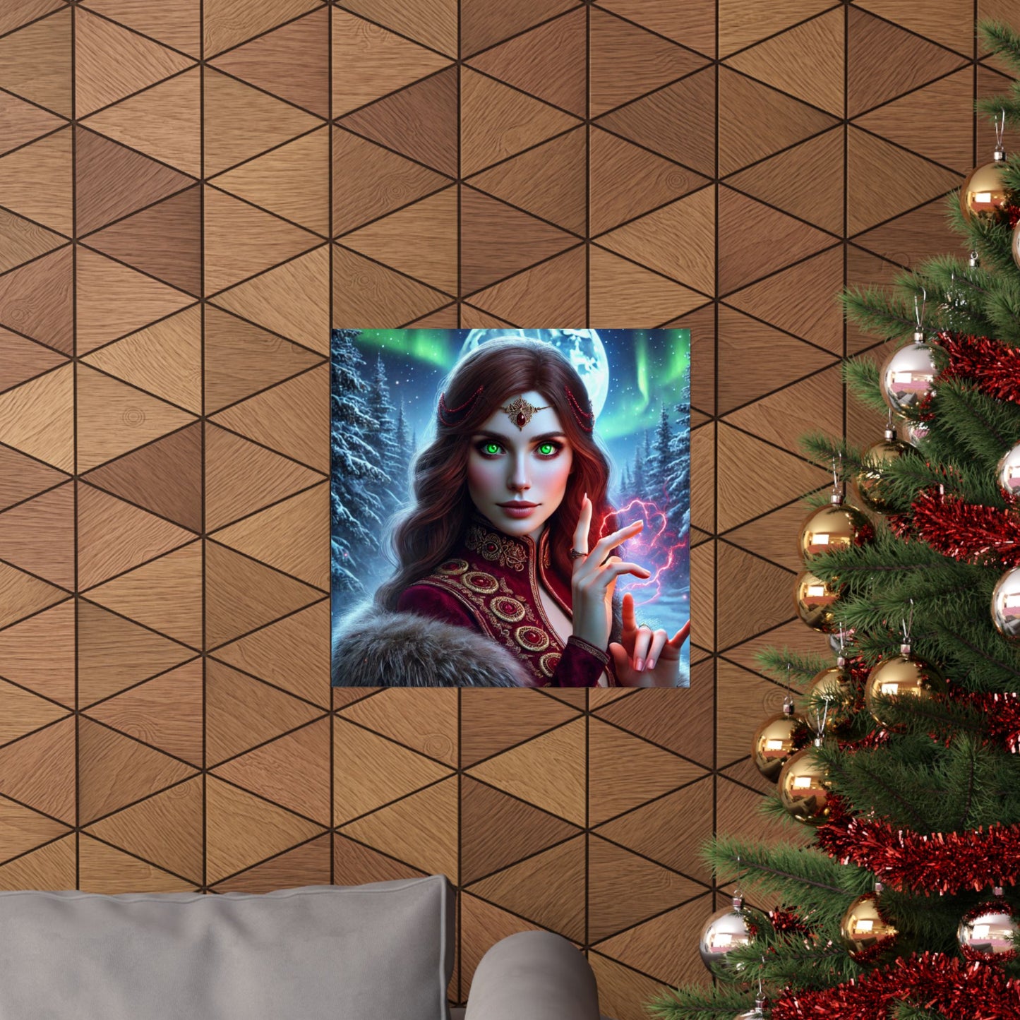 Vertical Poster - Fantasy Sorceress Wall Art for Fantasy Lovers & Gamers