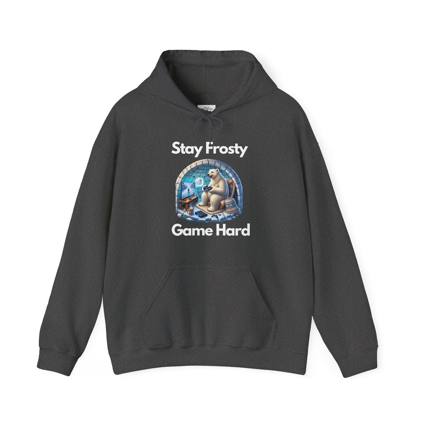 ๐ฎ Stay Frosty Game Hard Hoodie โ Level Up Your Comfort & Style