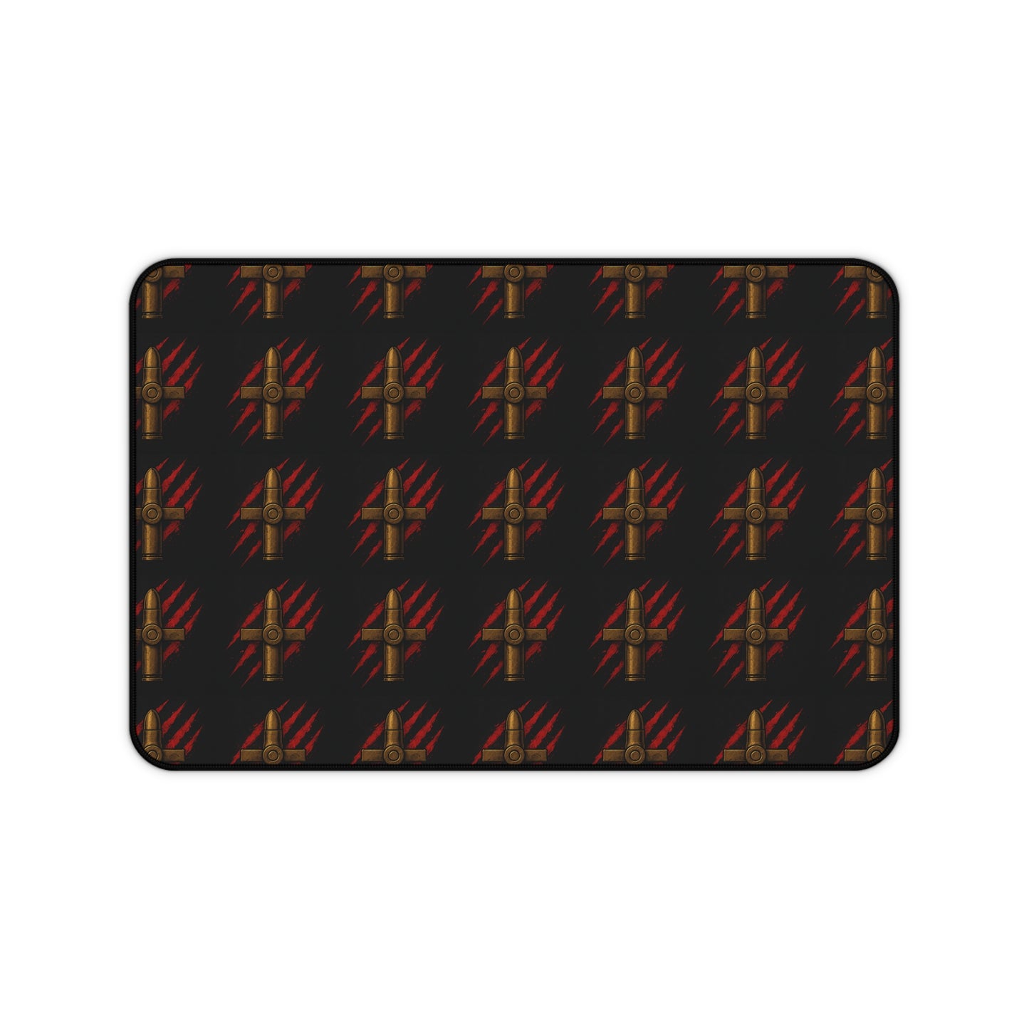 Desk Mat - Rebellious Style Bullet & Claw Design for Gamers and Creatives