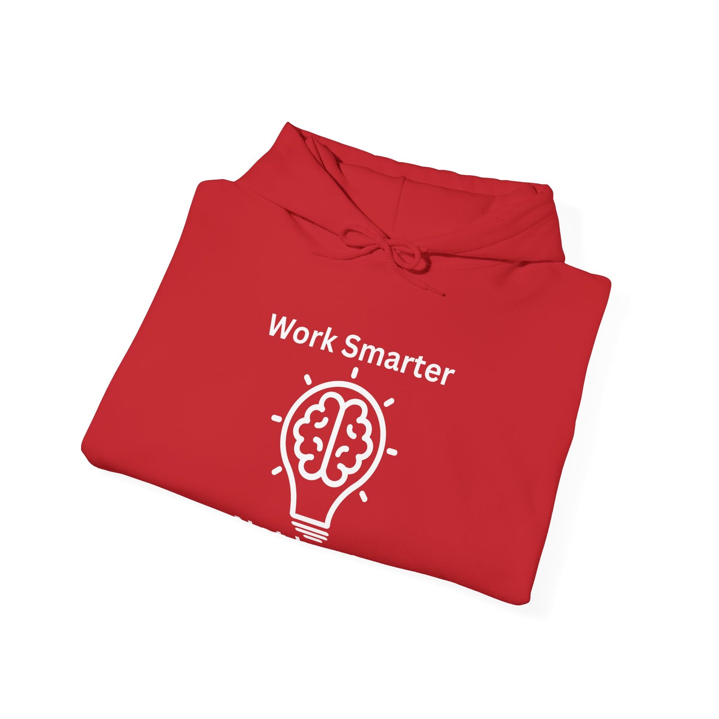 Work Smarter Unisex Hoodie - Motivational Heavy Blend Sweatshirt
