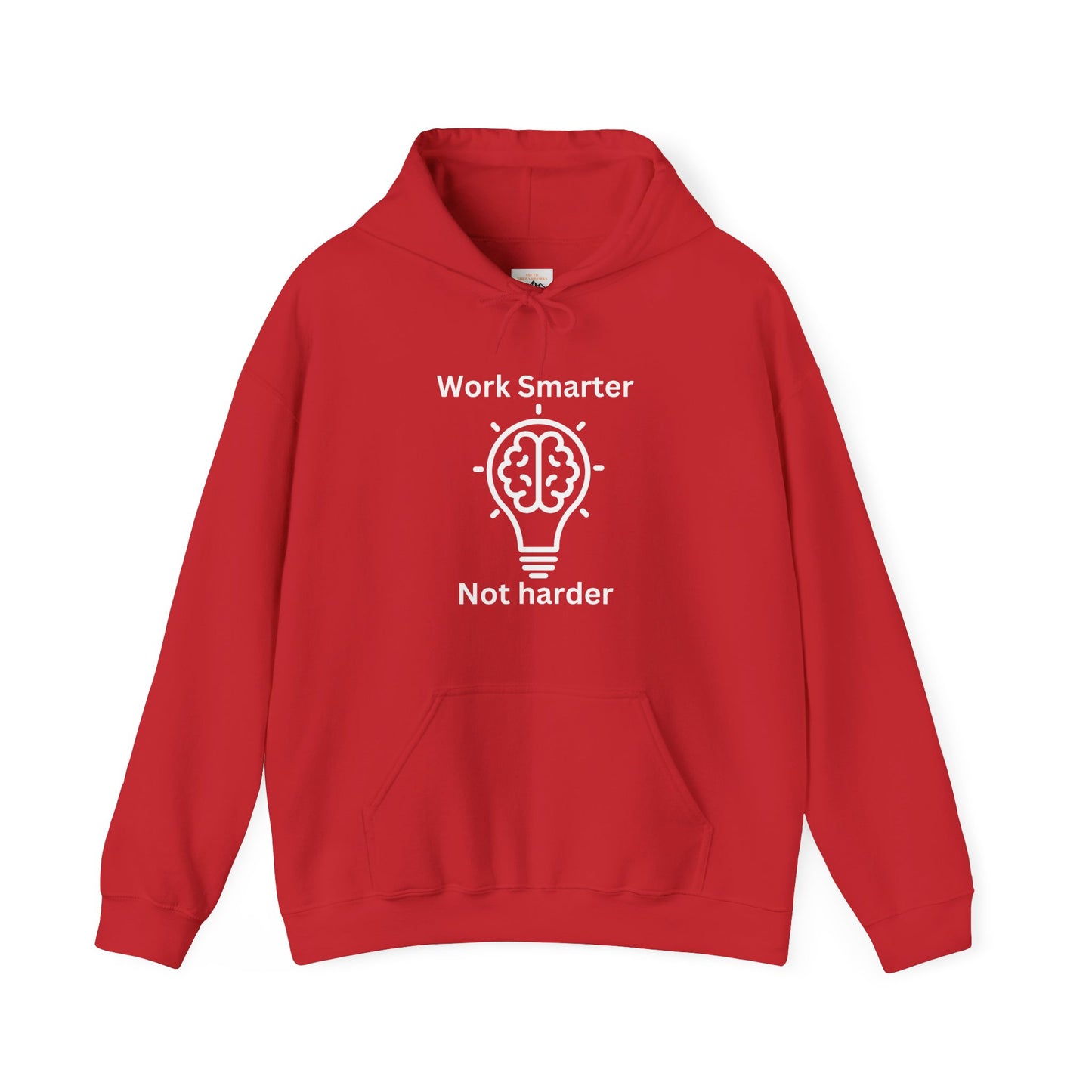Work Smarter Unisex Hoodie - Motivational Heavy Blend Sweatshirt