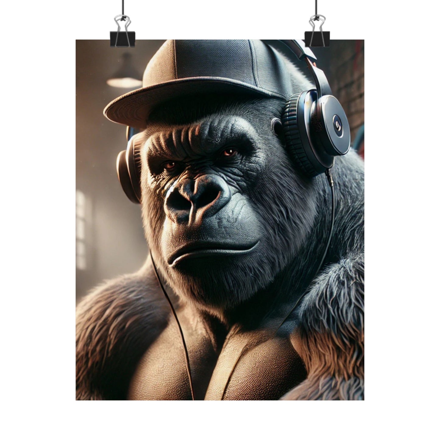 Urban Gorilla Matte Poster – Bring the Game to Your Wall