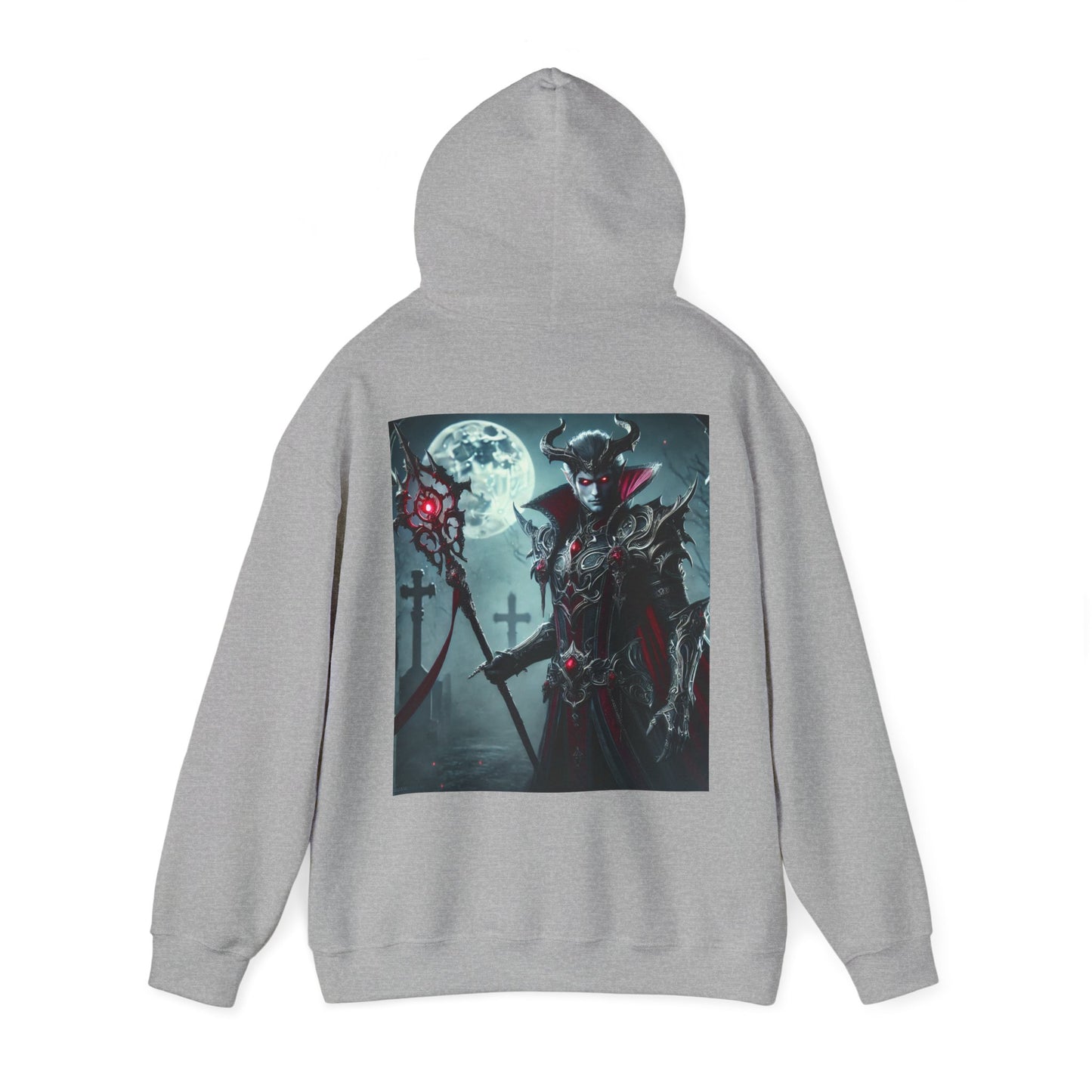 Fantasy Unisex Hooded Sweatshirt - Dark Sorcerer Design