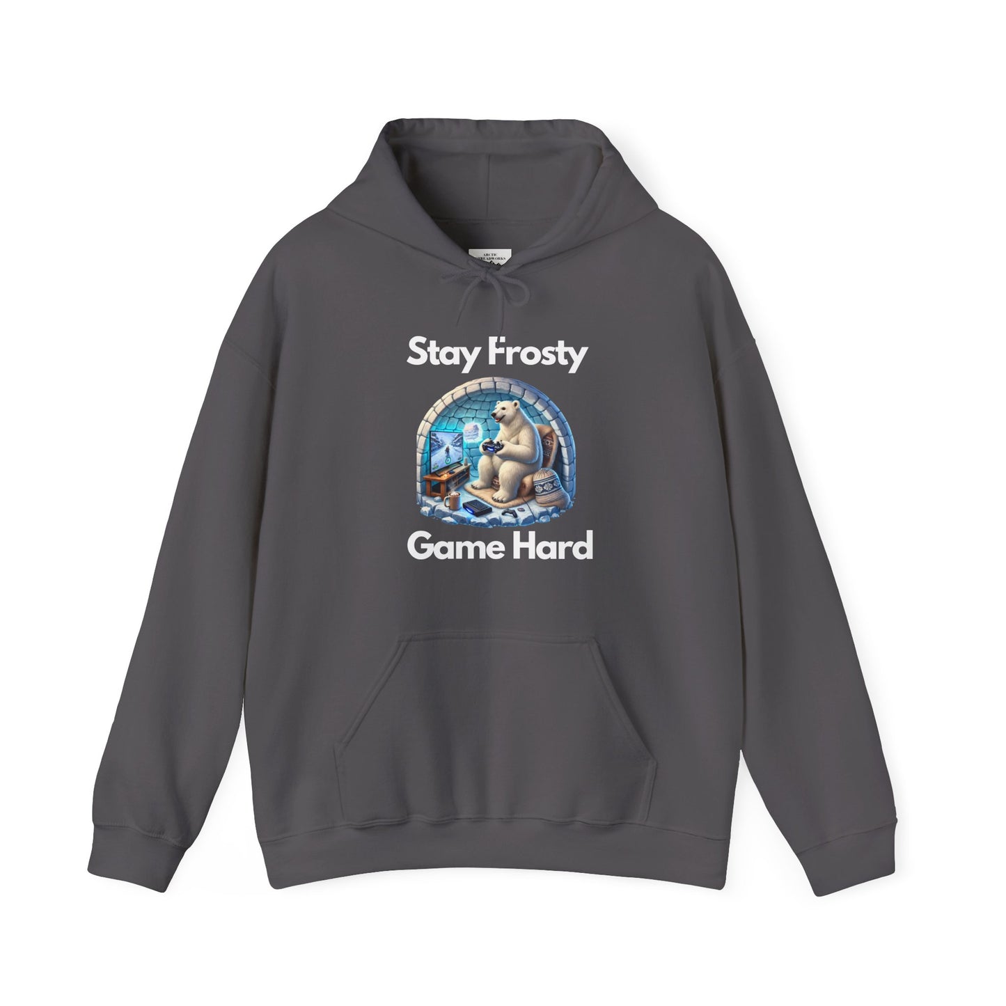 ๐ฎ Stay Frosty Game Hard Hoodie โ Level Up Your Comfort & Style